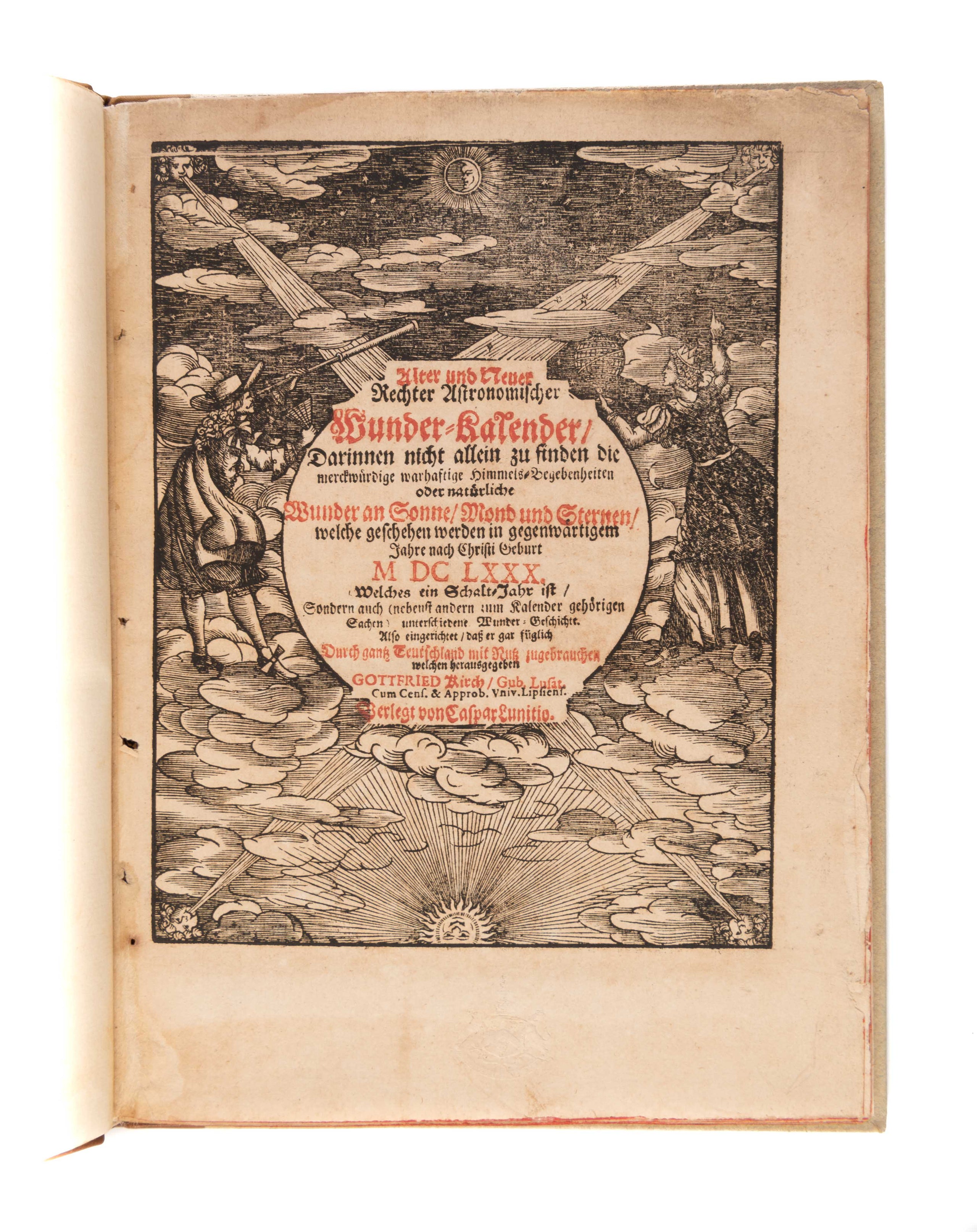 Alter und neuer rechter Astronomische Wunder-Kalender