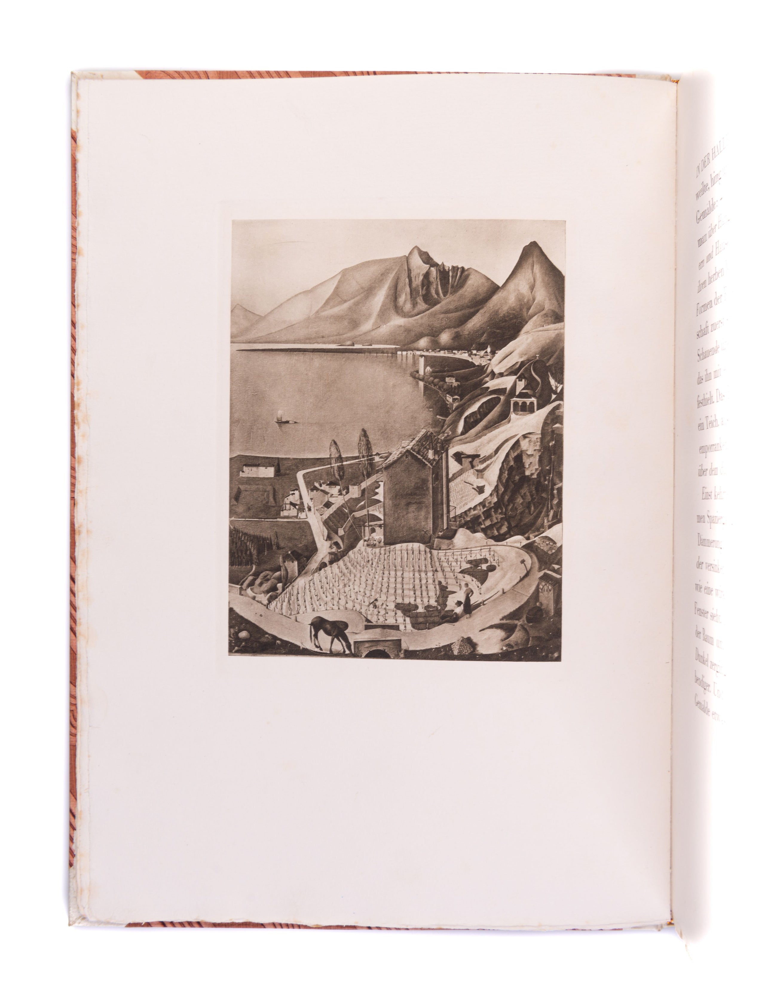 Casa Rossa. Phantasie über das Bild von Niklaus Stoecklin.