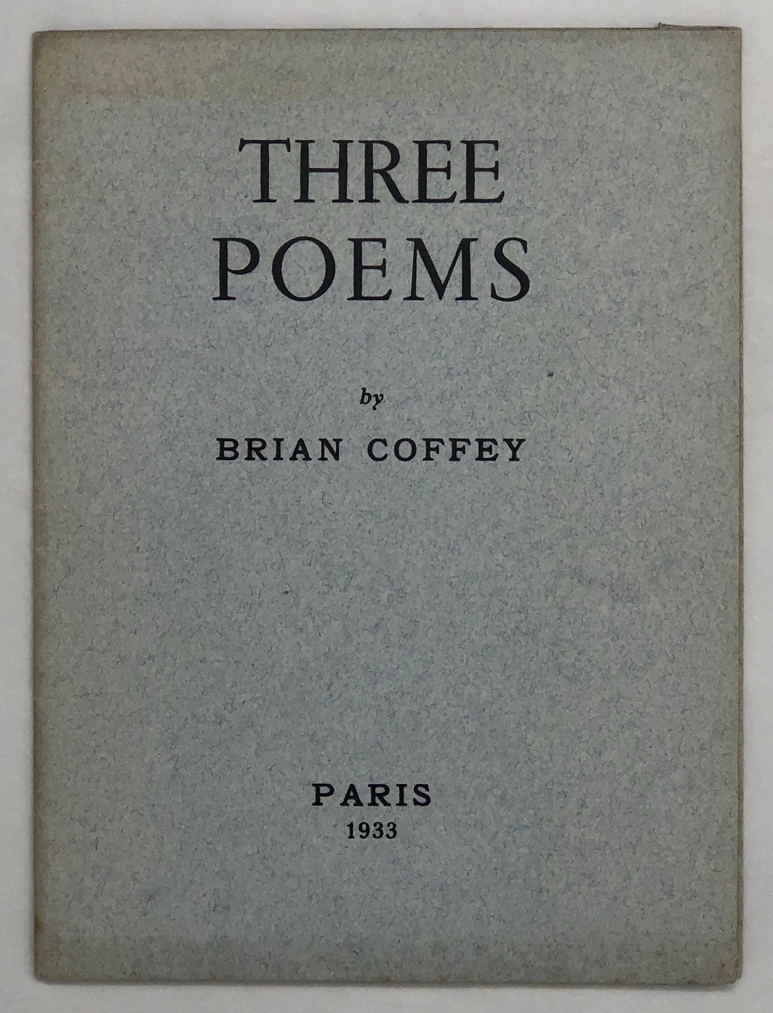 Three Poems.