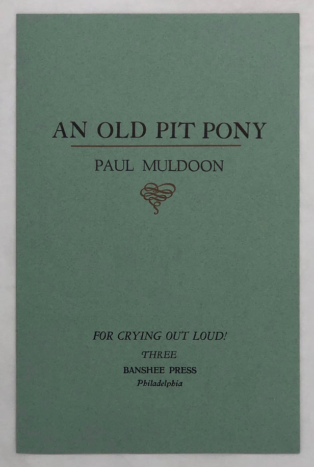 An Old Pit Pony.