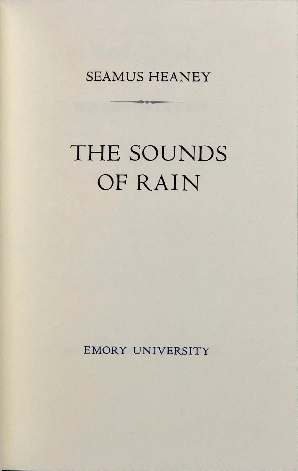 The Sounds of Rain.