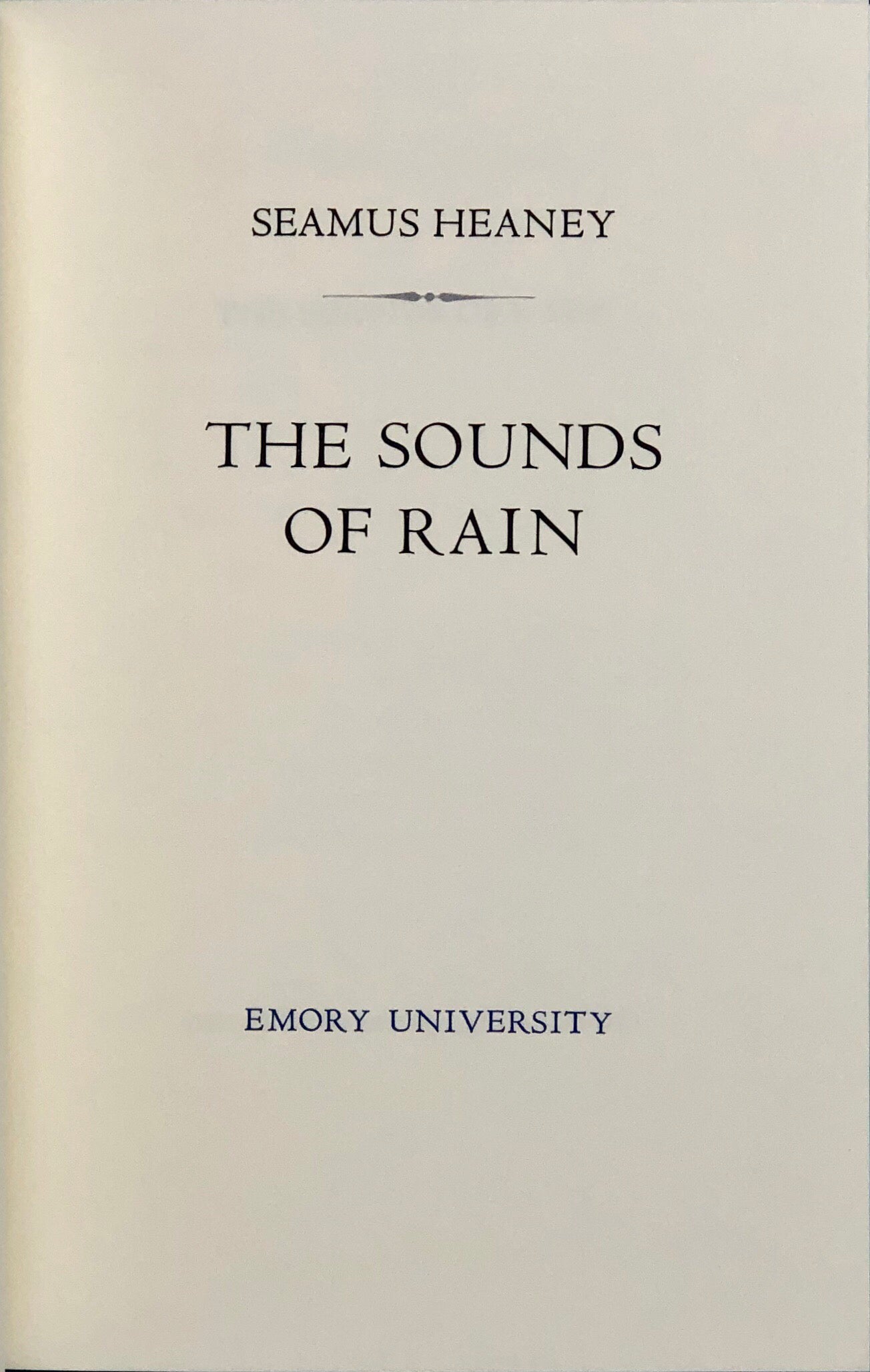 The Sounds of Rain.