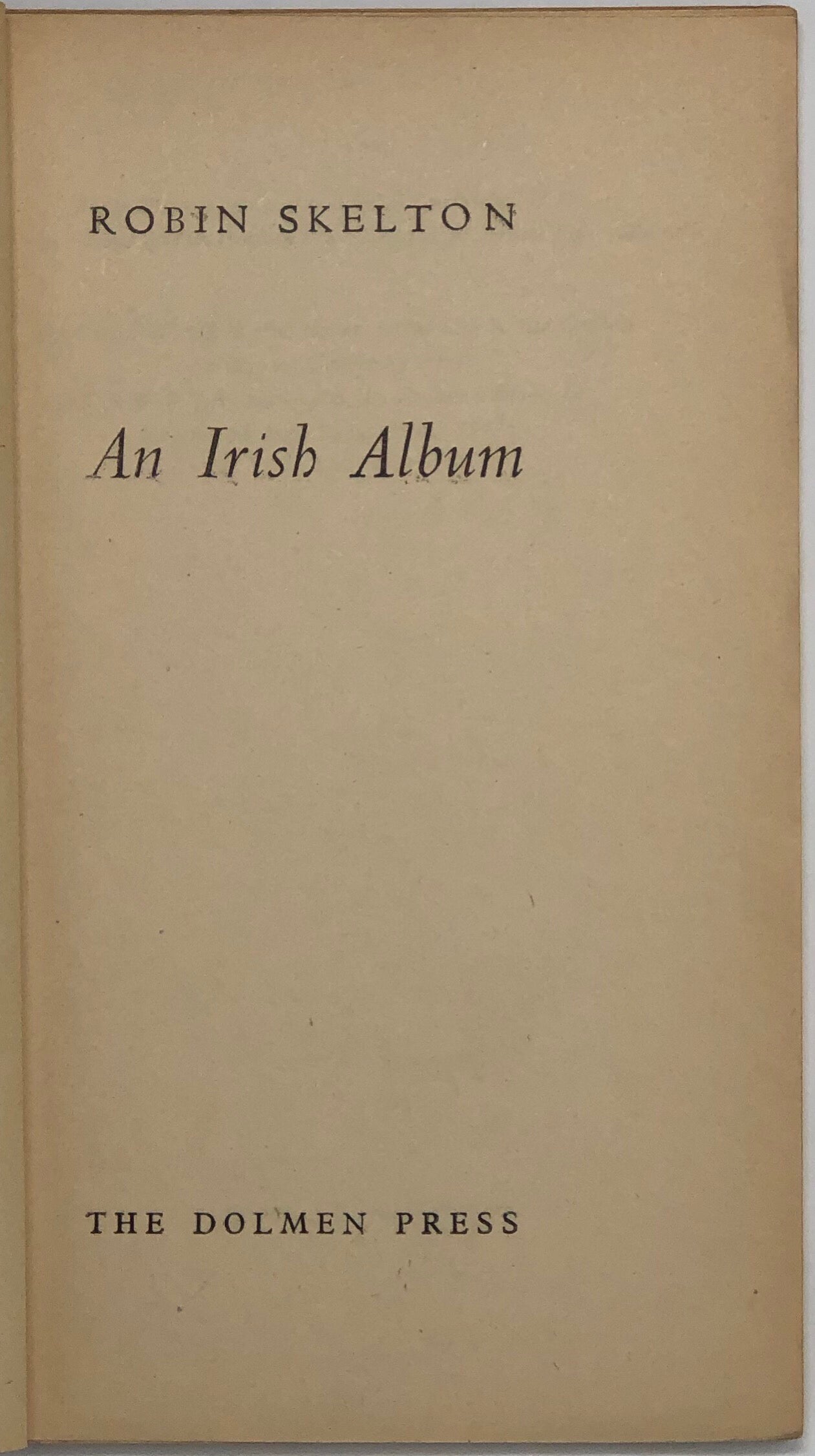 An Irish Album.