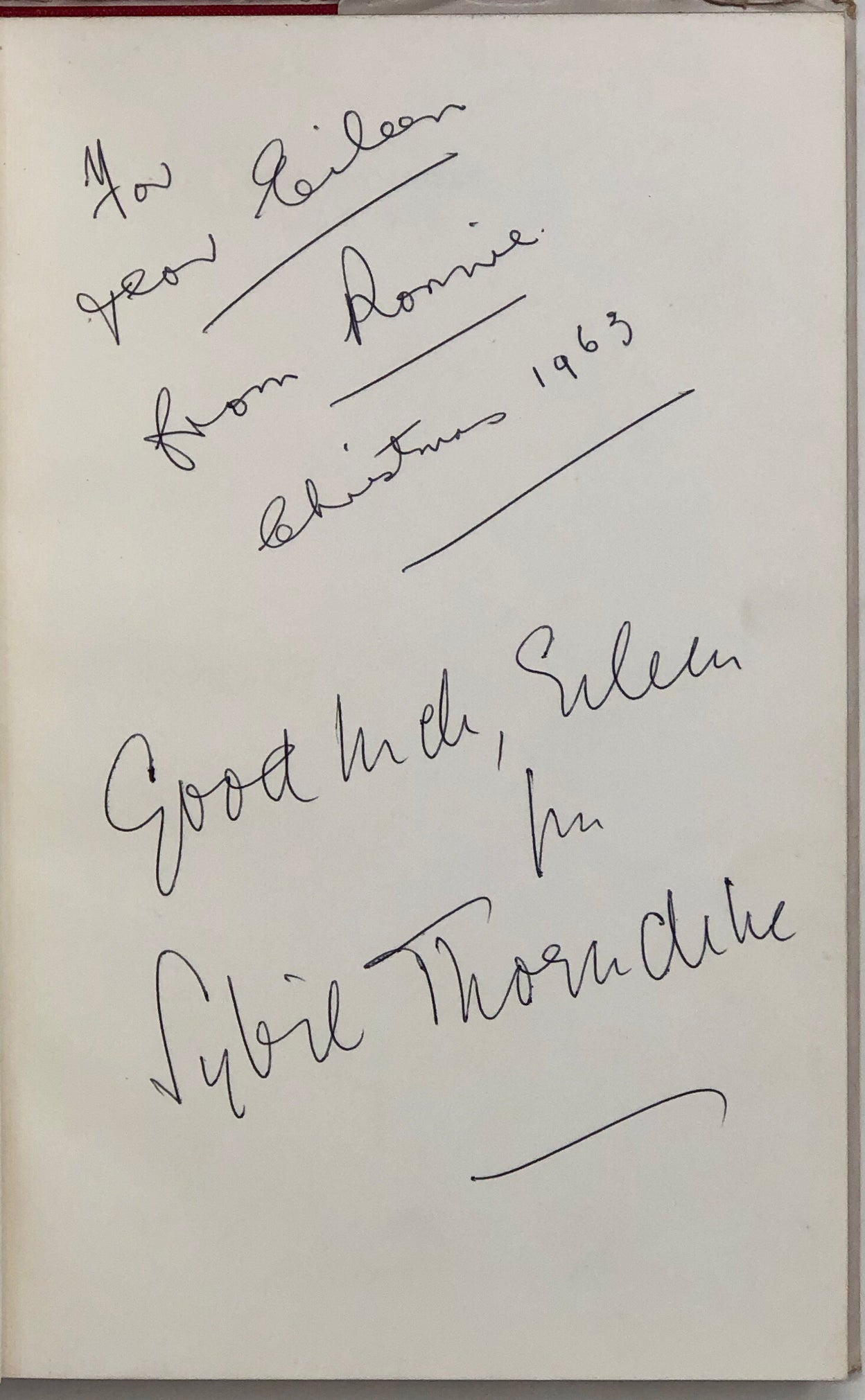 Sybil Thorndike.