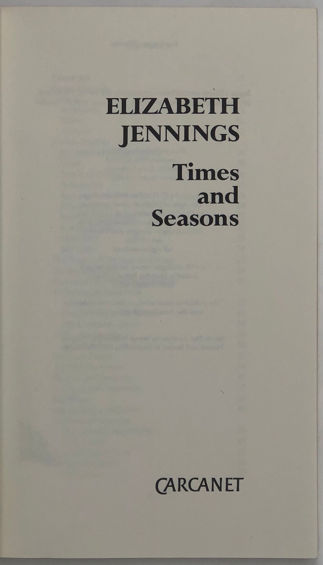 Times and Seasons.