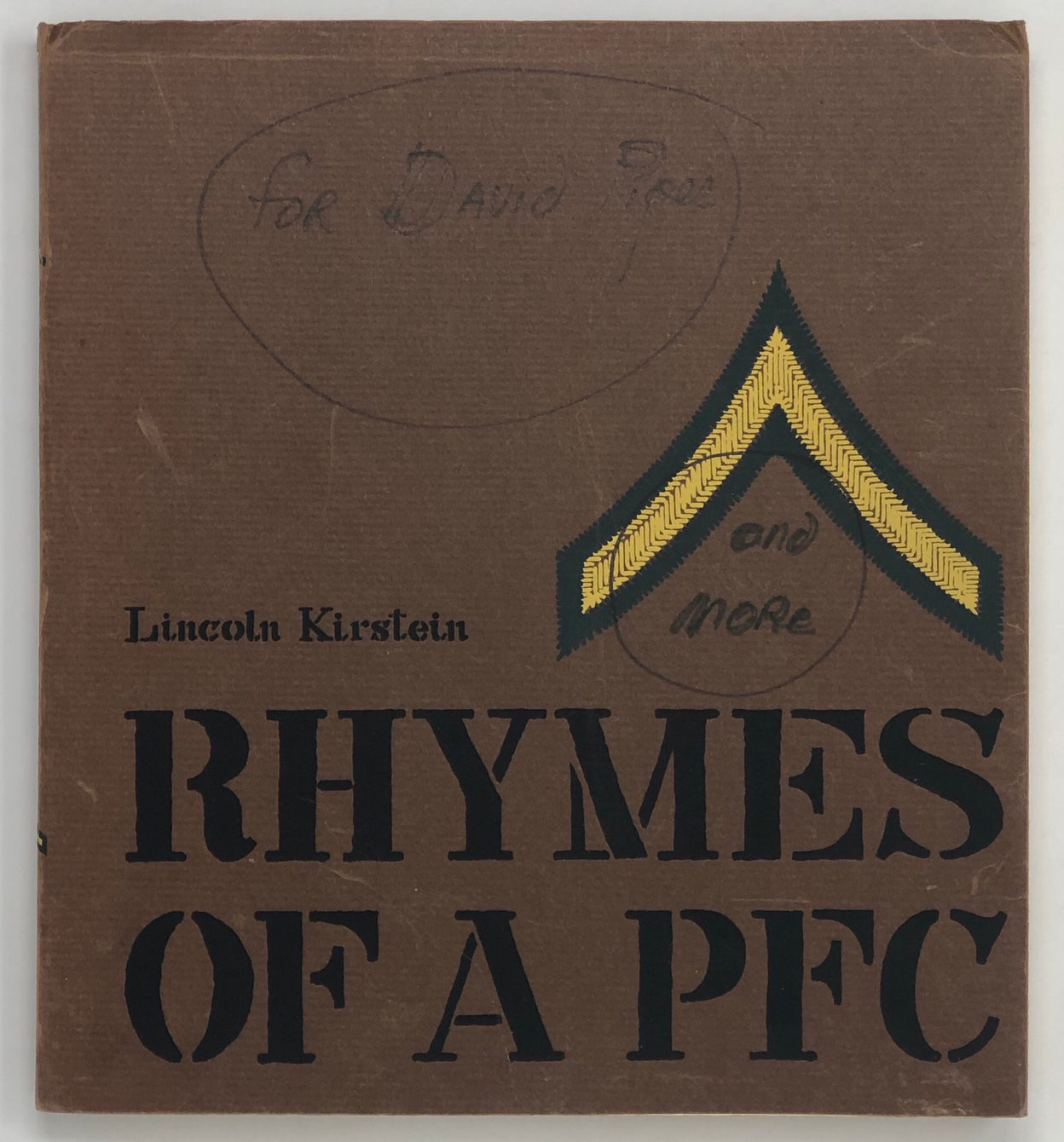 Rhymes and more Rhymes of a PFC.