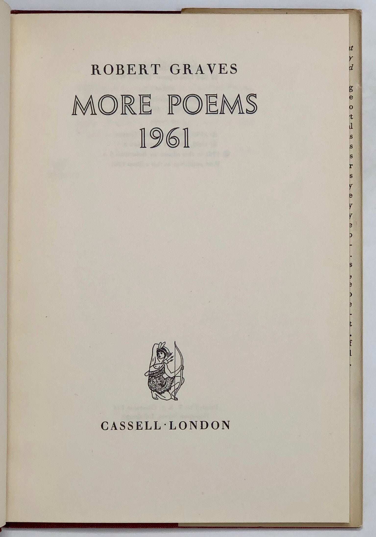 More Poems 1961.