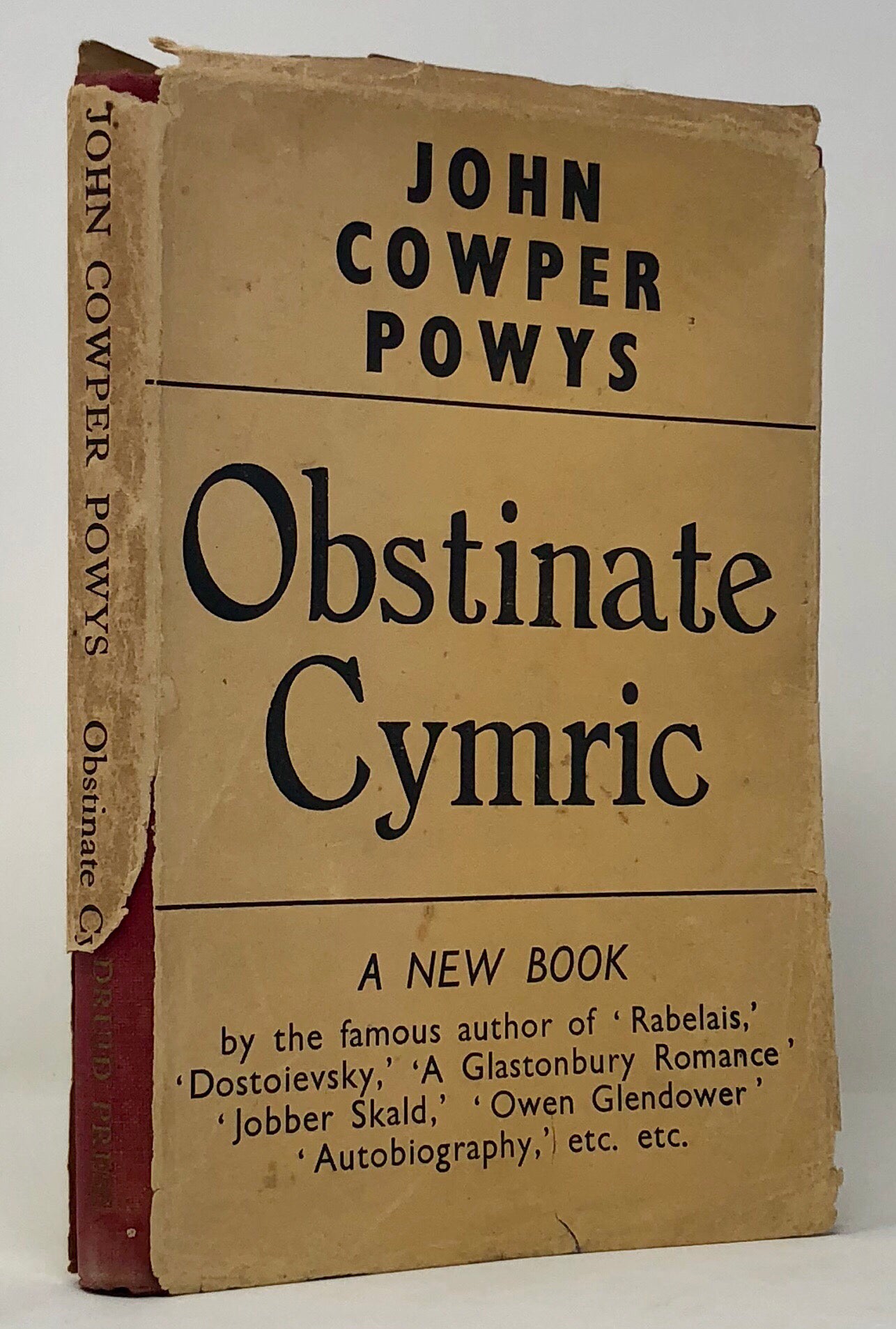 Obstinate Cymric. Essays 1935-47.