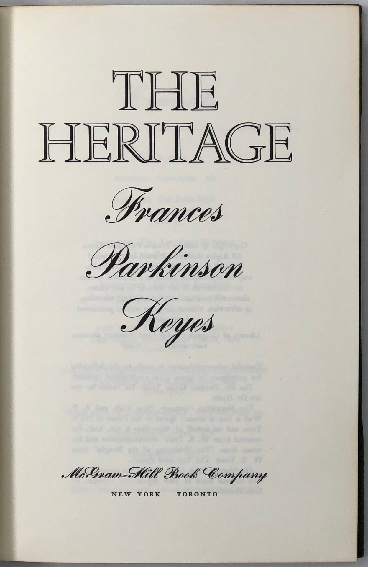 The Heritage.