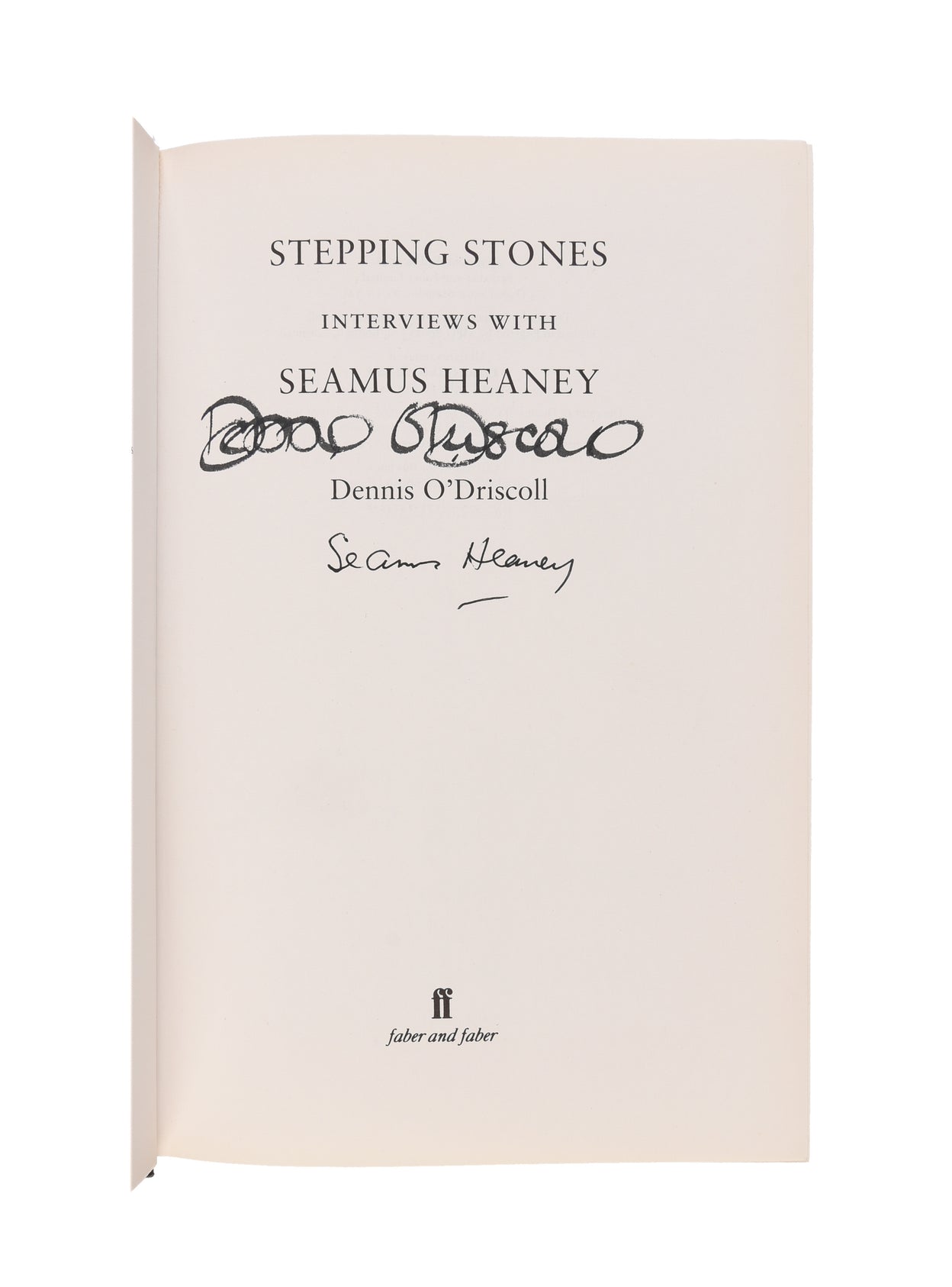 Stepping Stones. Interviews with Seamus Heaney.