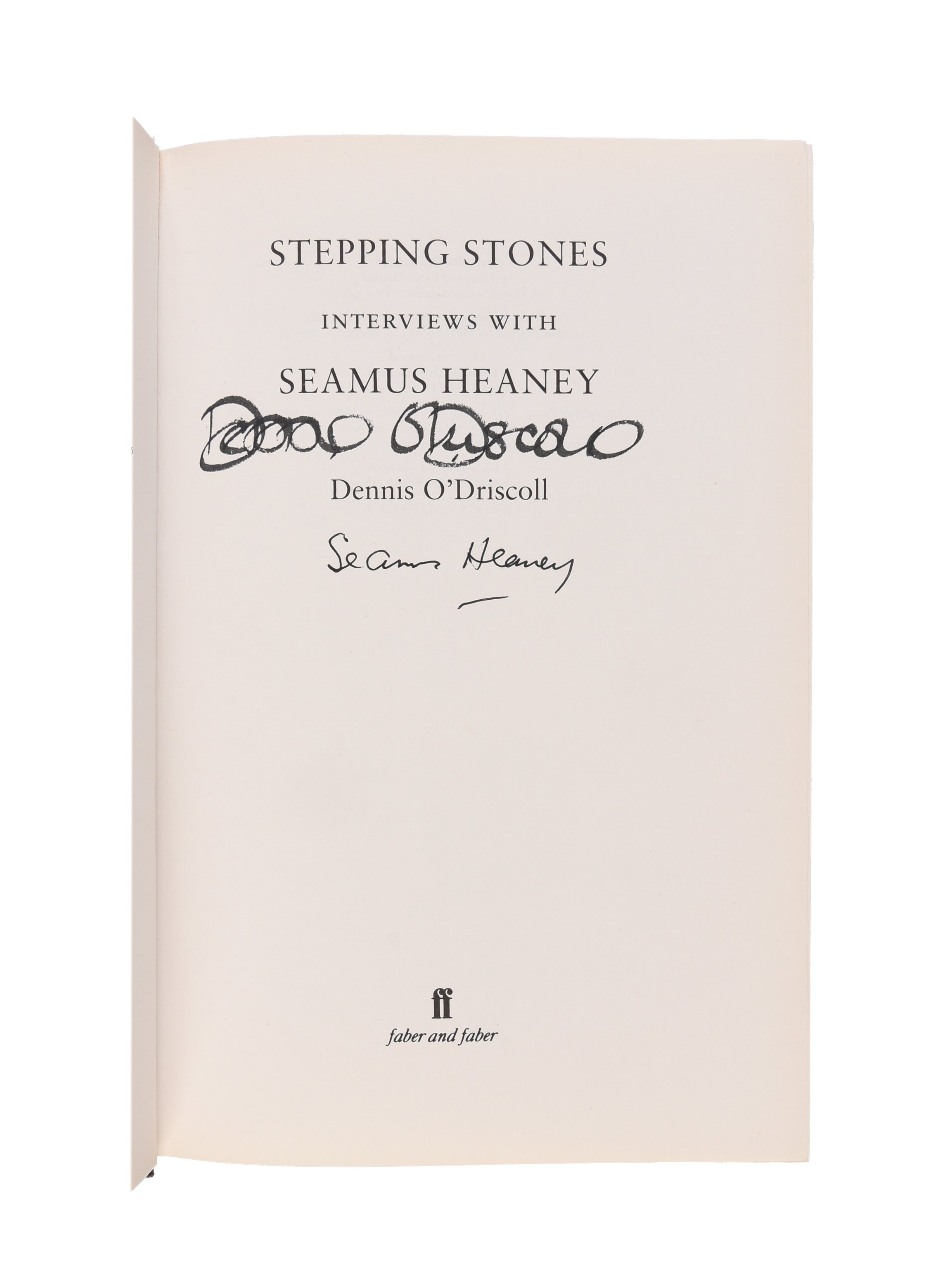 Stepping Stones. Interviews with Seamus Heaney.