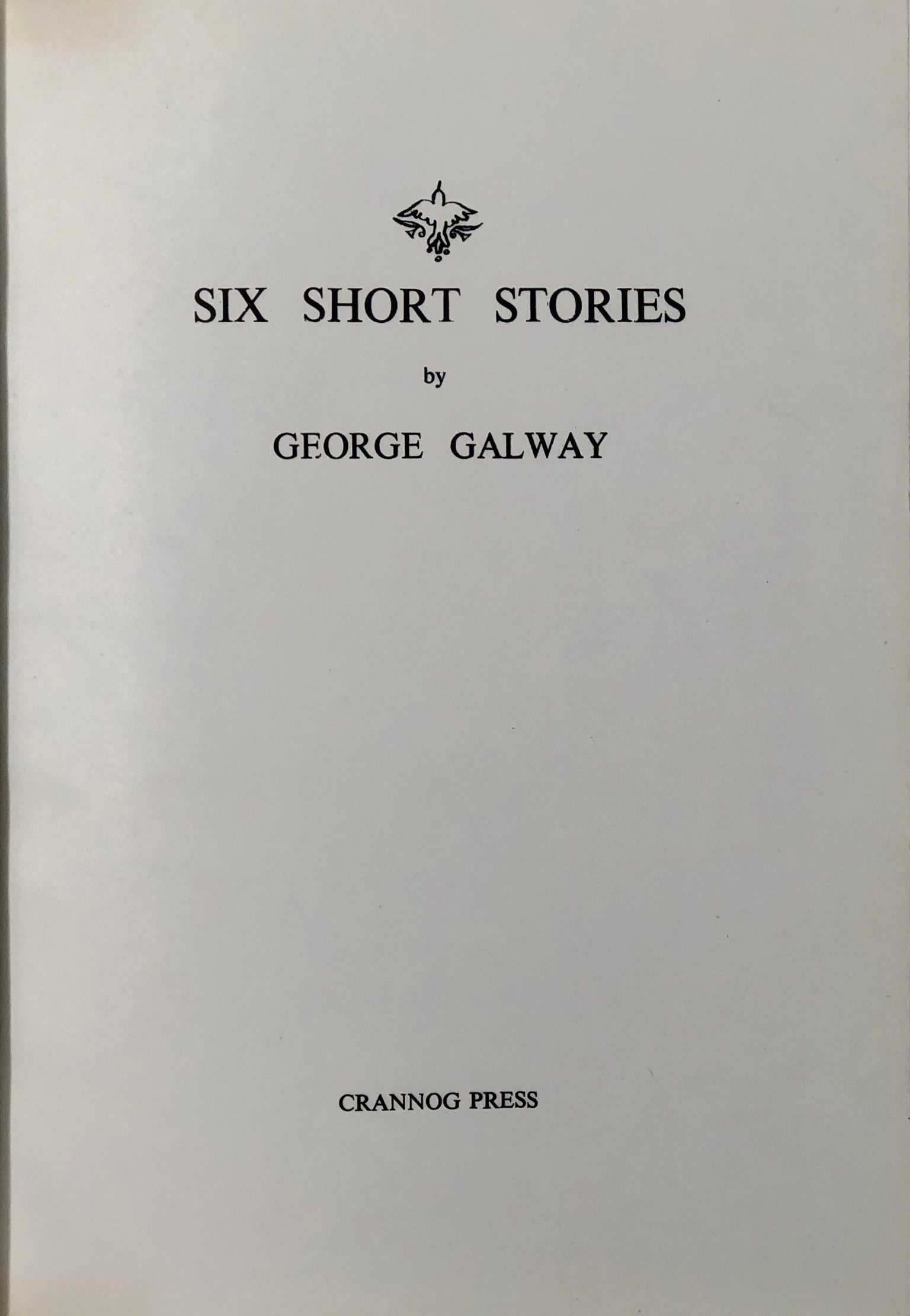 Six Short Stories.