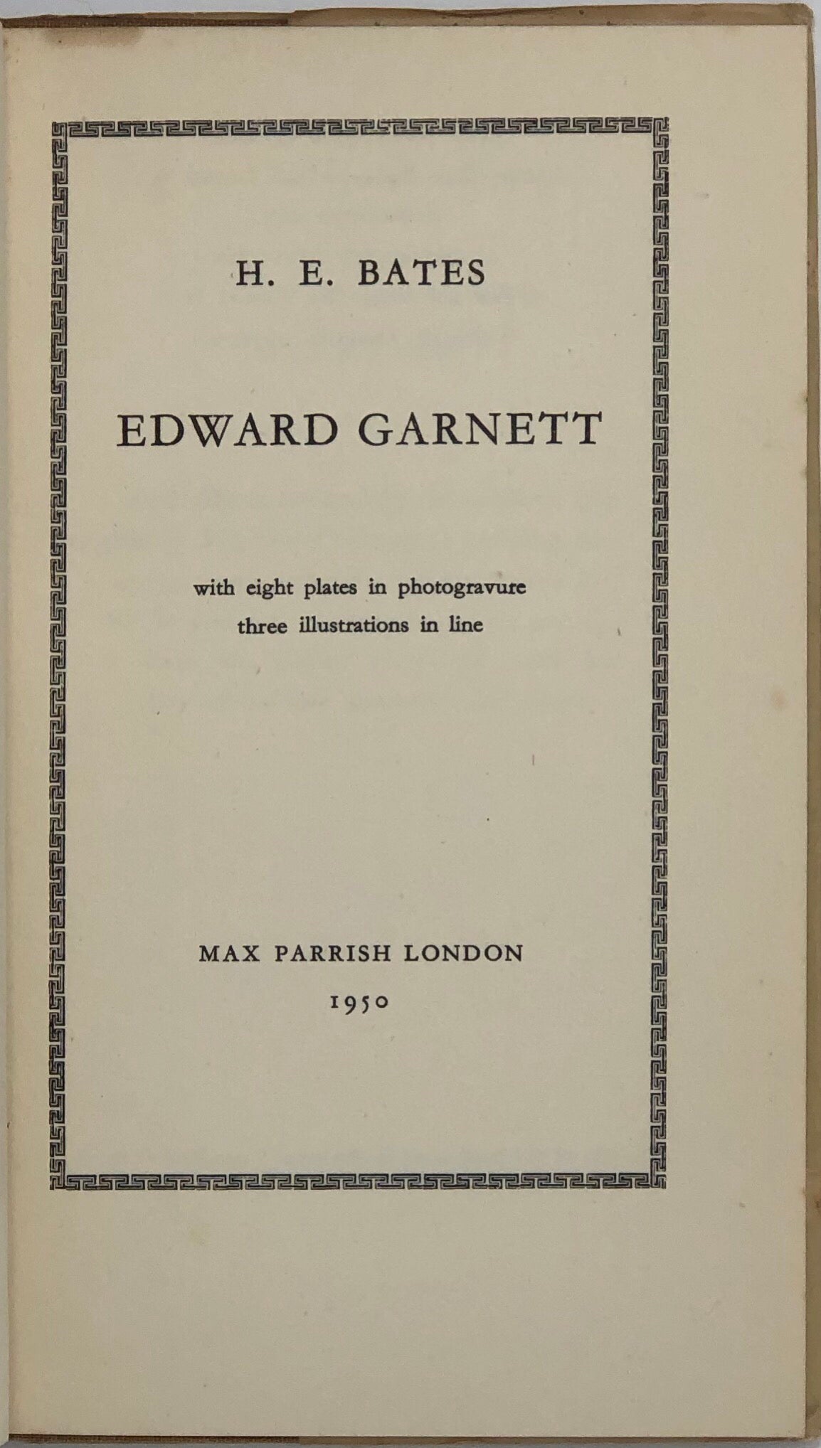 Edward Garnett.