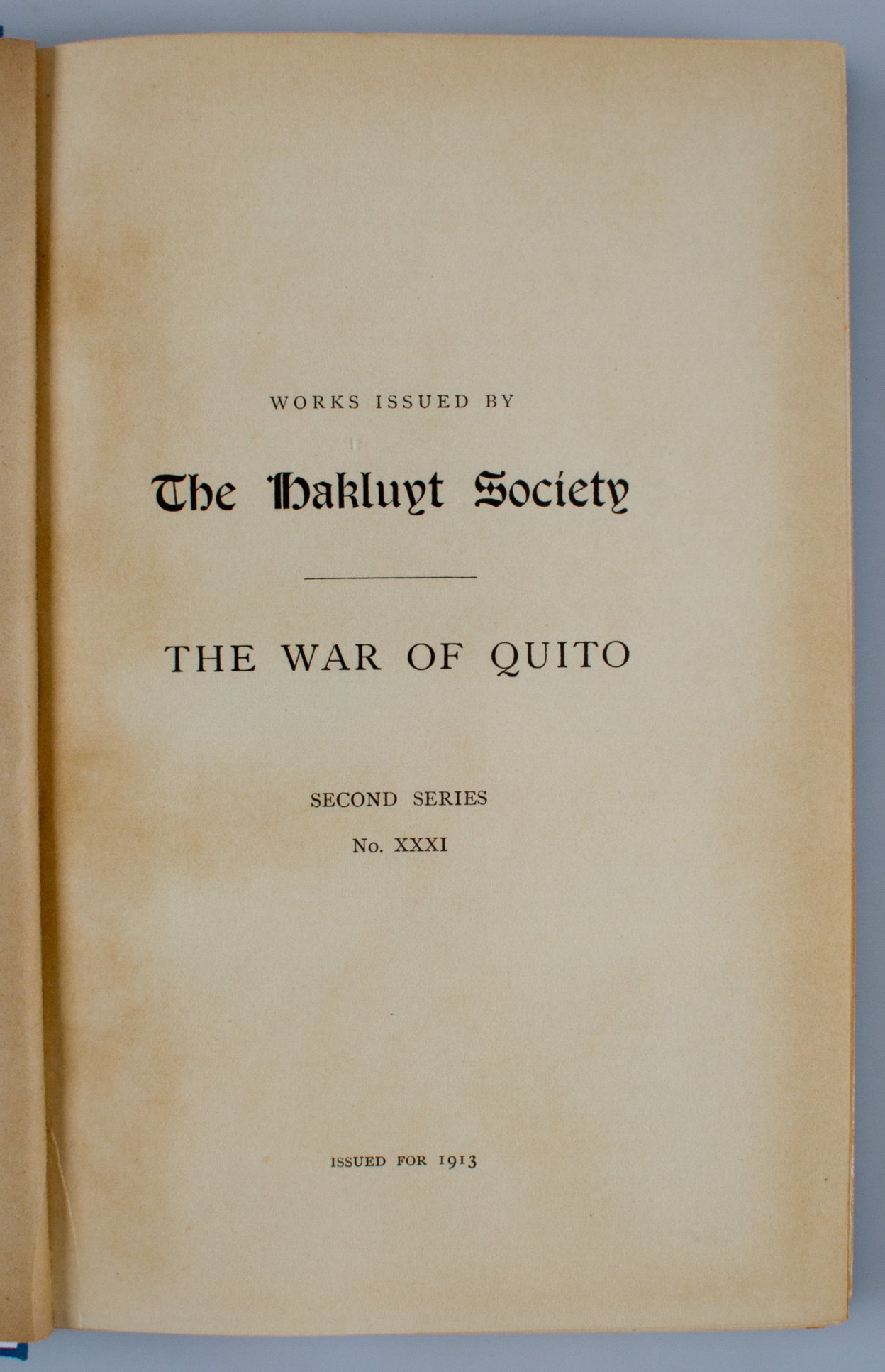 The War of Quito