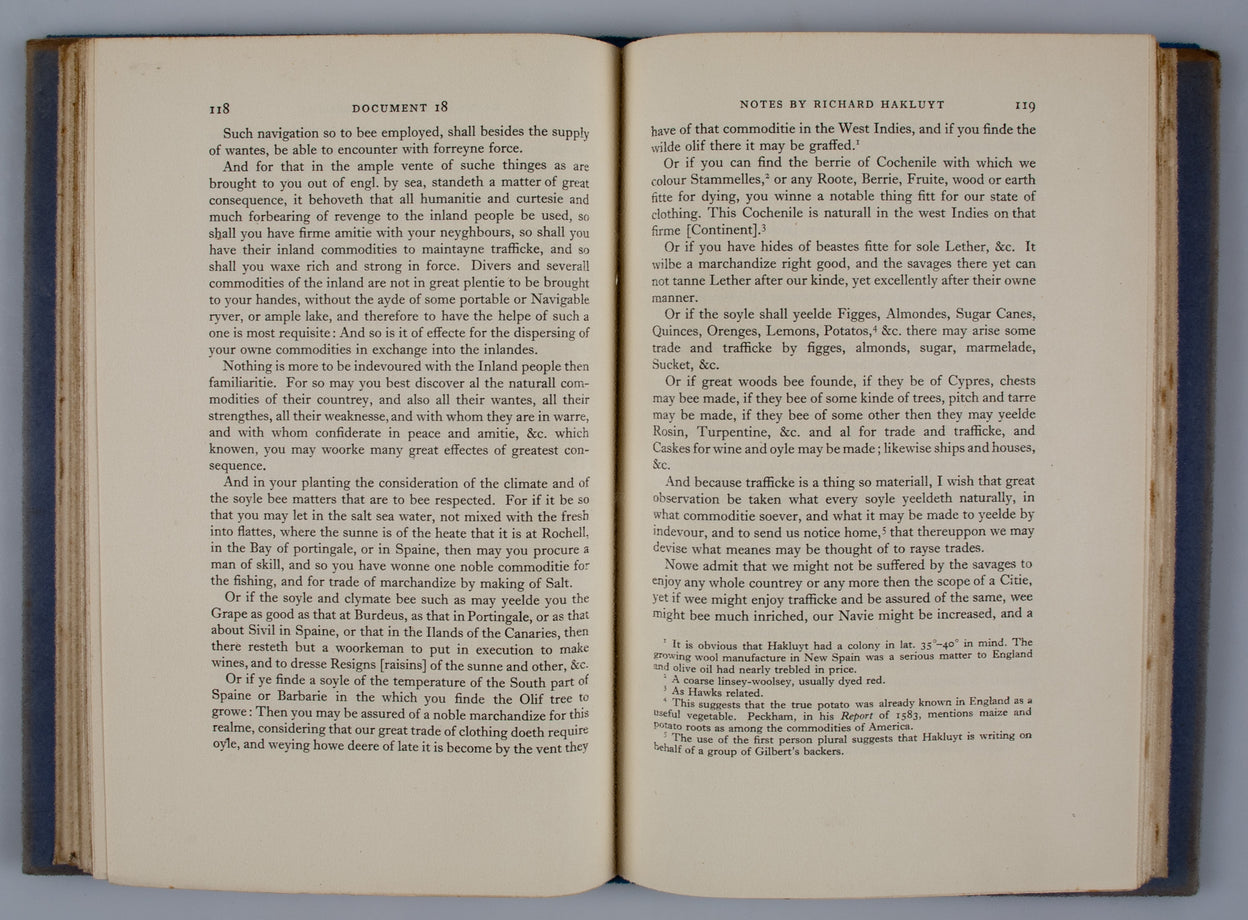The Original Writings & Correspondence of the Two Richard Hakluyts.