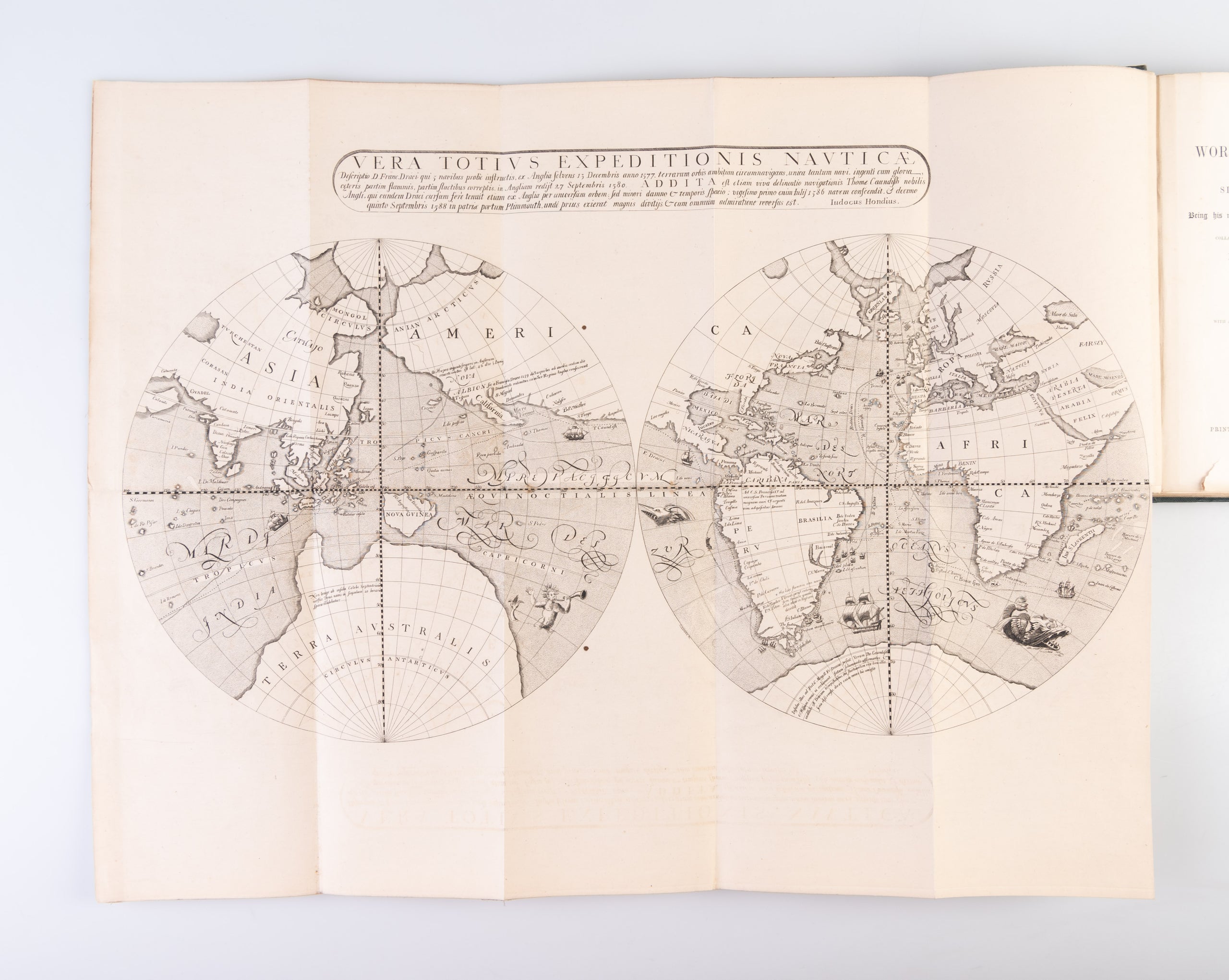 The World Encompassed by Sir Francis Drake.