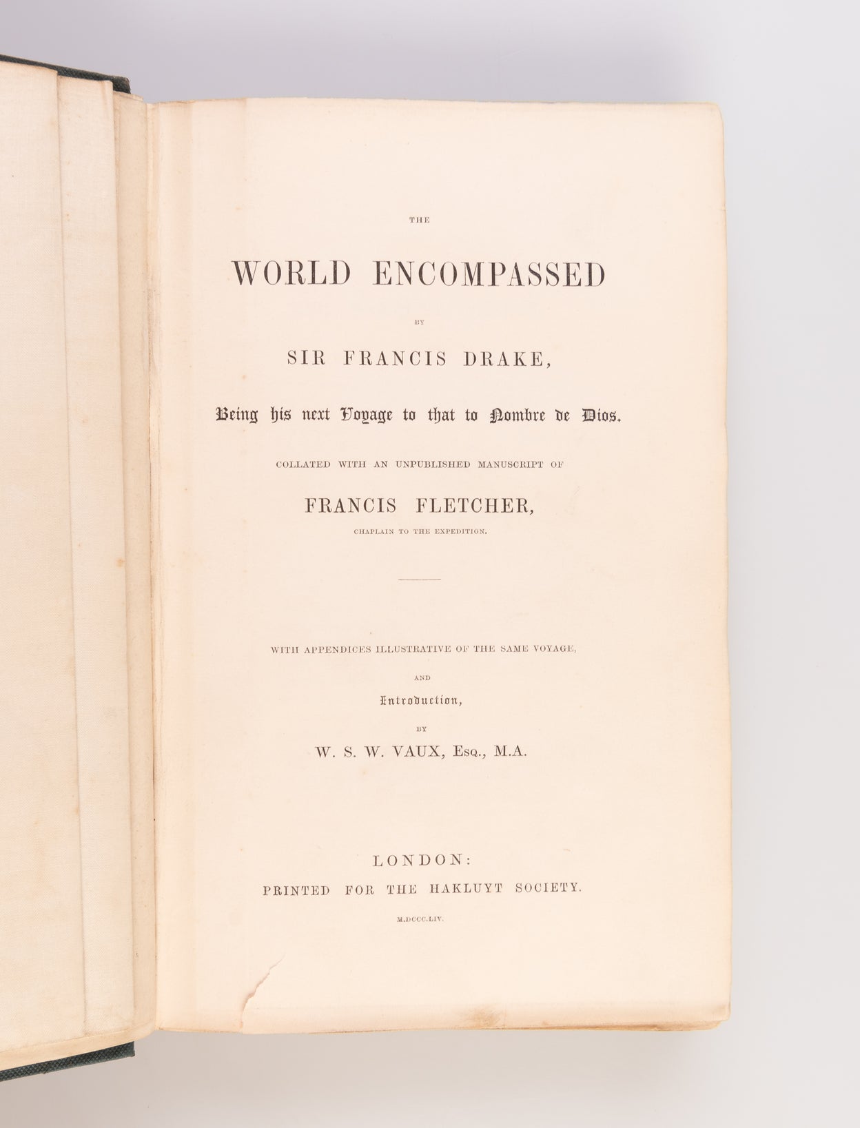 The World Encompassed by Sir Francis Drake.