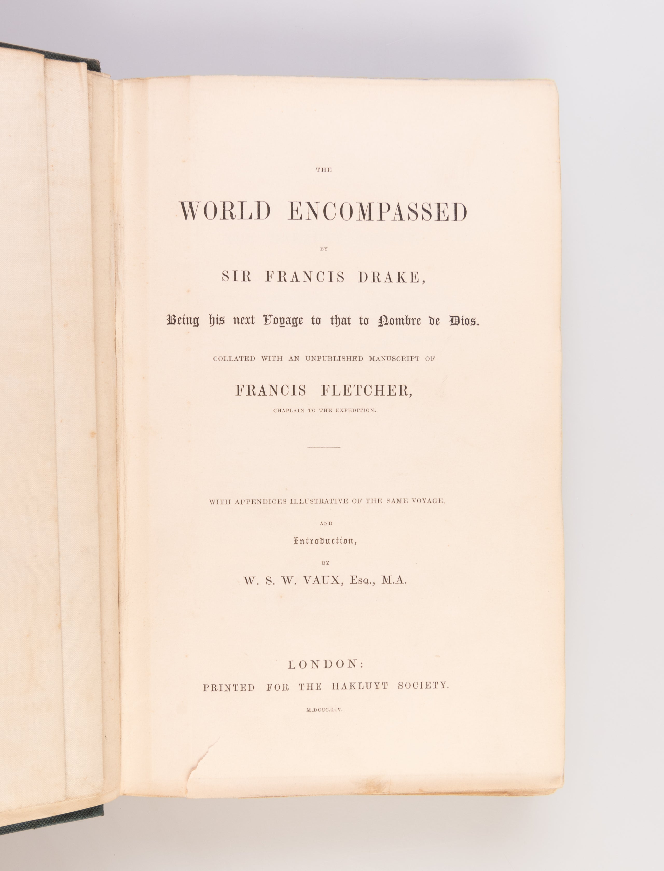 The World Encompassed by Sir Francis Drake.