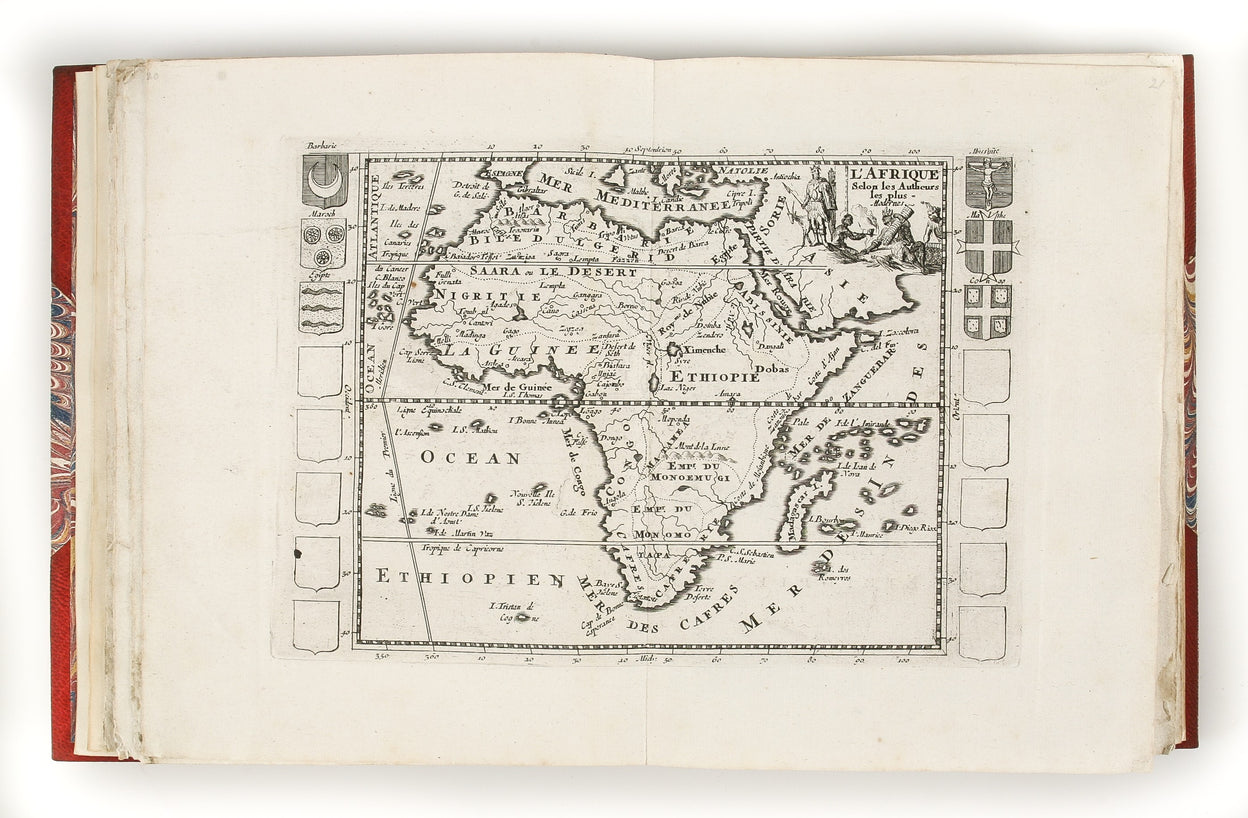 Tablettes geographiques, ou recueil des principales cartes, generales ou particulieres, pour l'usage de toutes sortes de personnes, & principalement des voyageurs ...