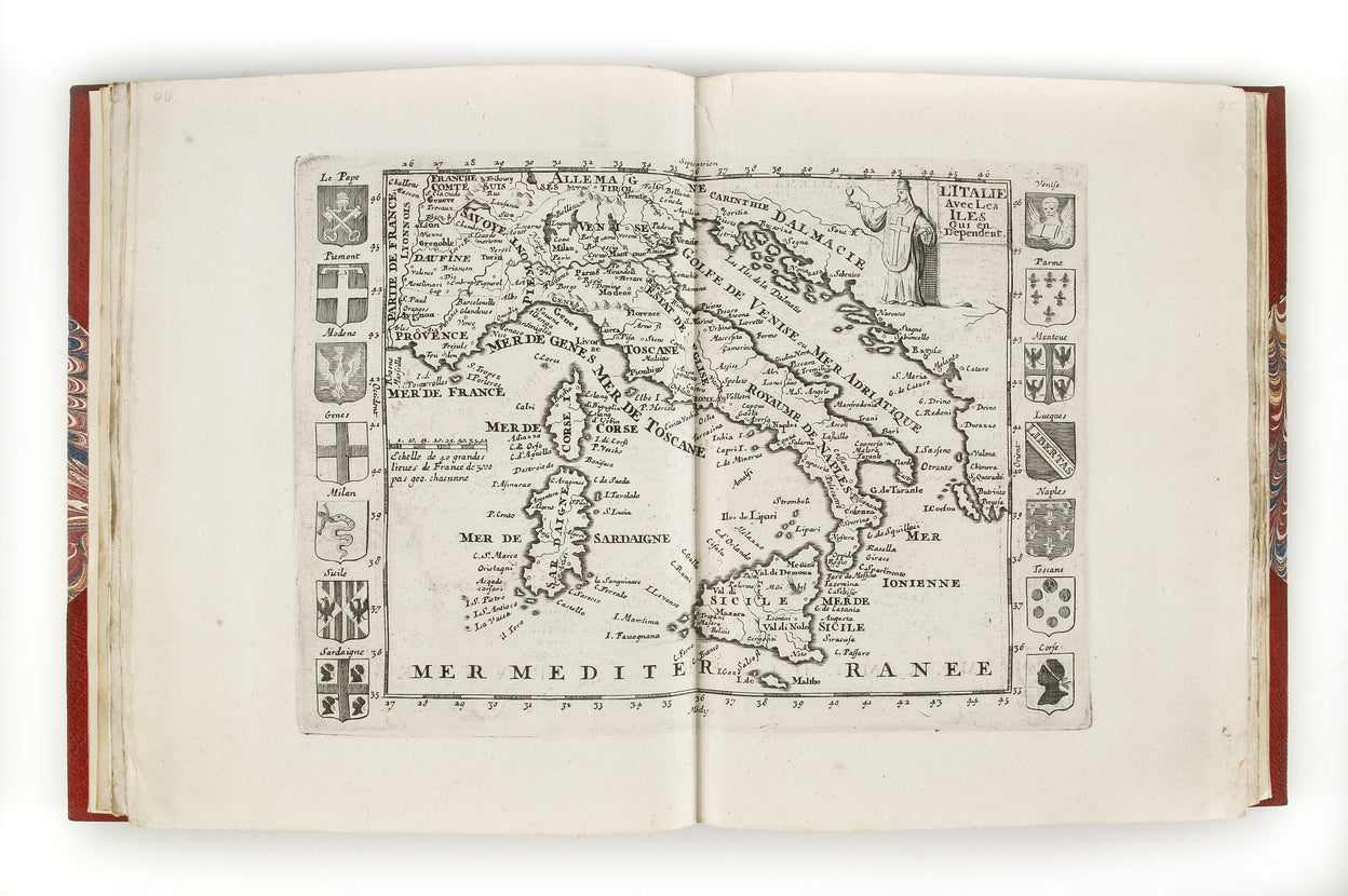 Tablettes geographiques, ou recueil des principales cartes, generales ou particulieres, pour l'usage de toutes sortes de personnes, & principalement des voyageurs ...