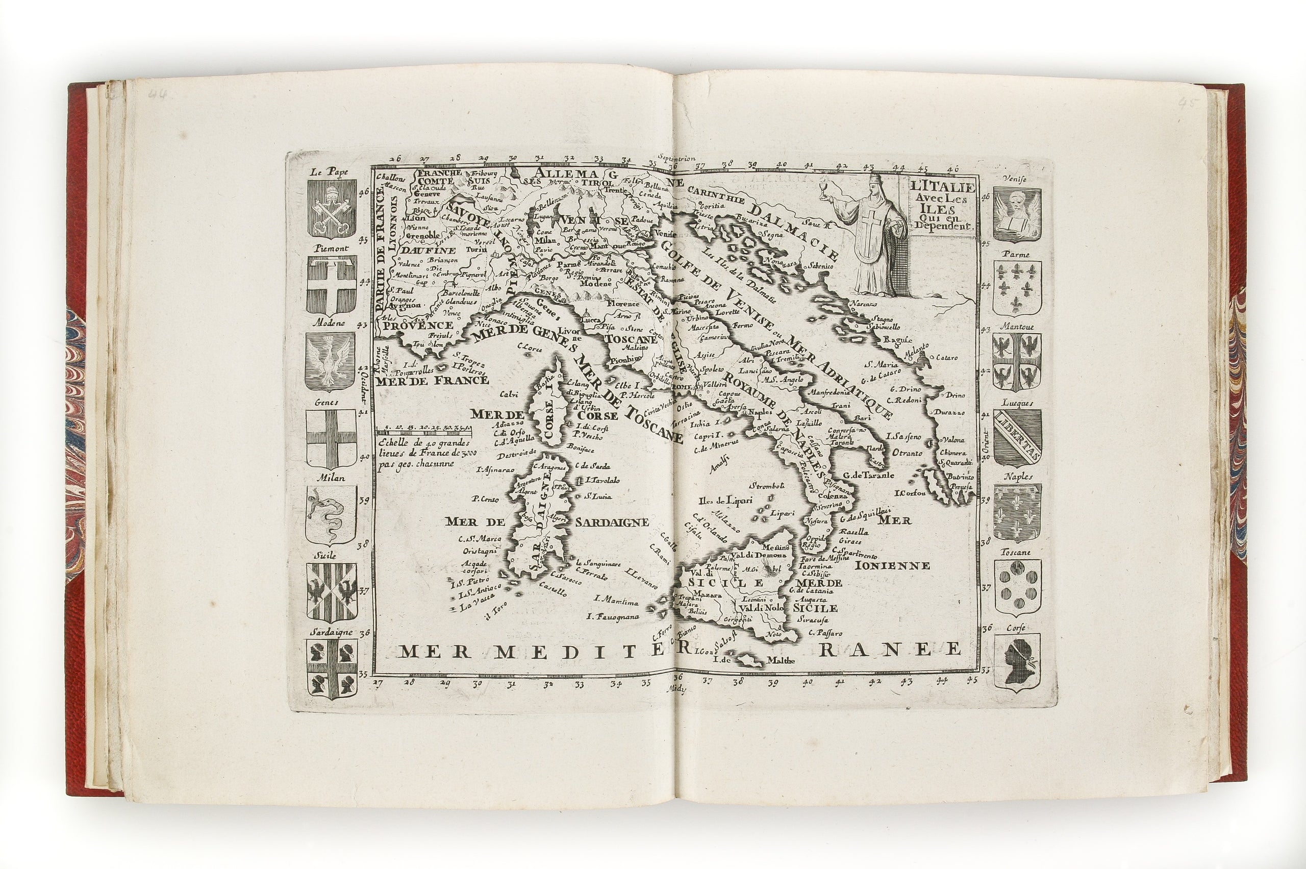 Tablettes geographiques, ou recueil des principales cartes, generales ou particulieres, pour l'usage de toutes sortes de personnes, & principalement des voyageurs ...