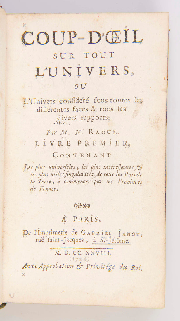 Coup d'oeil sur tout l'univers,