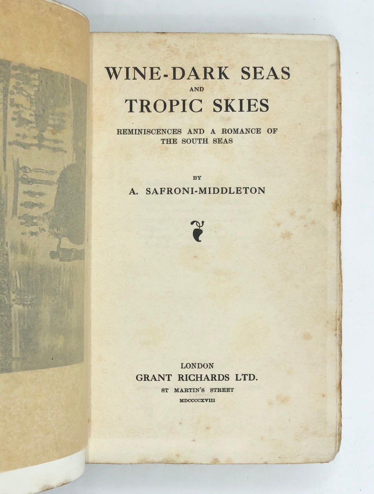 Wine-Dark Seas and Tropic Skies