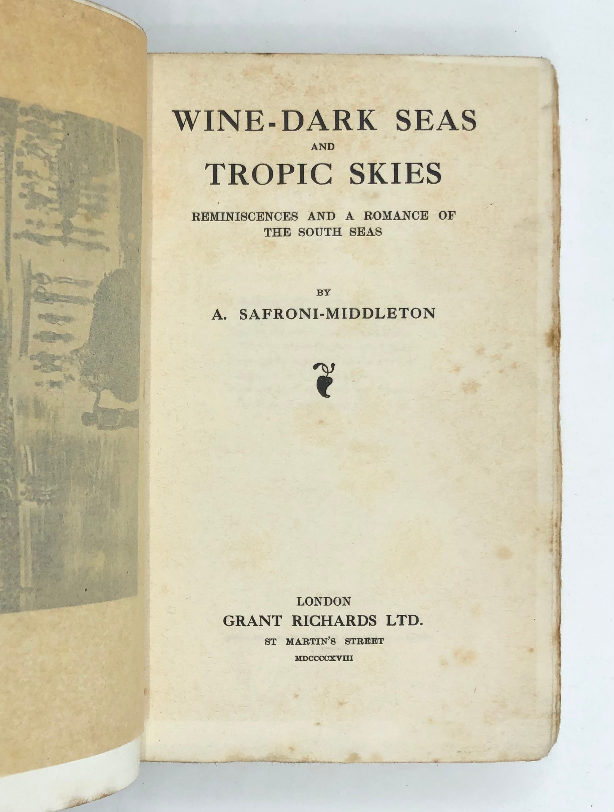 Wine-Dark Seas and Tropic Skies