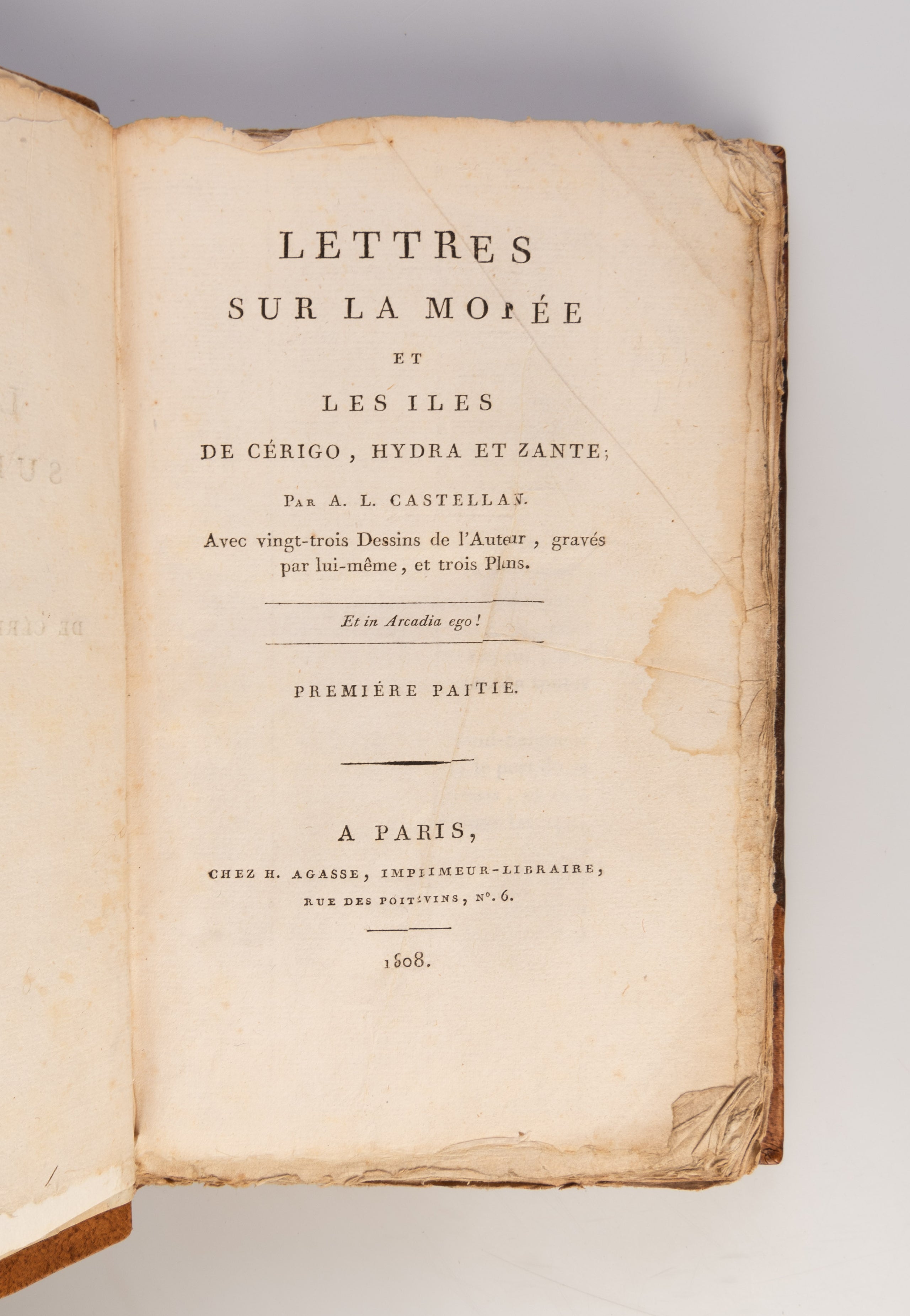 Lettres sur la Moreé et les isles de Cérigo, Hydra, et Zante.