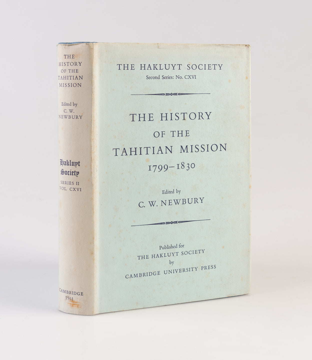 The History of the Tahitian Mission, 1799-1830