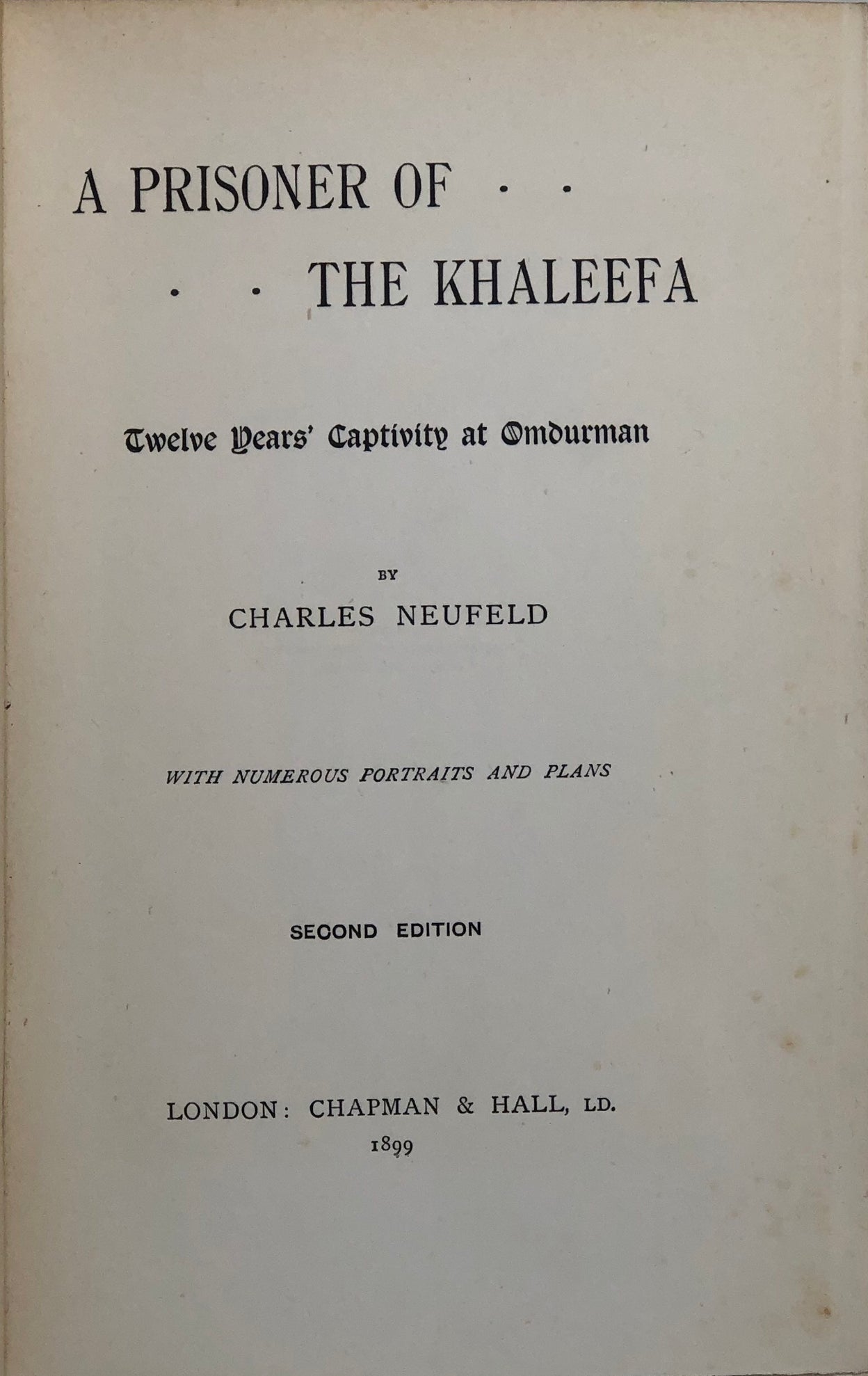 A Prisoner of the Khaleefa