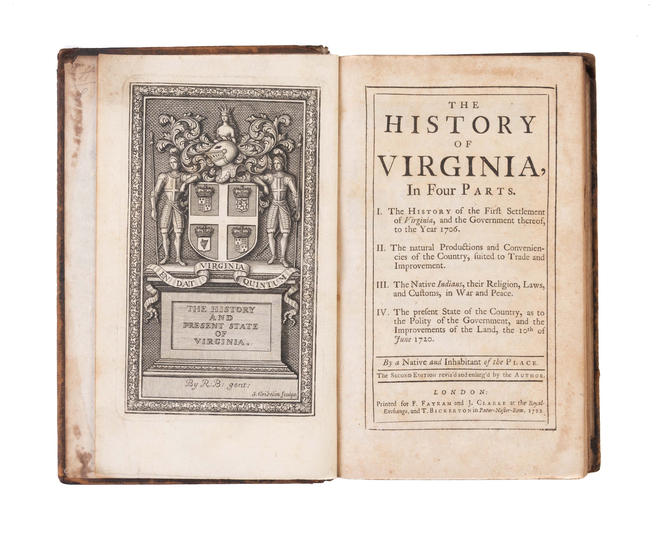 The History of Virginia, in four parts.