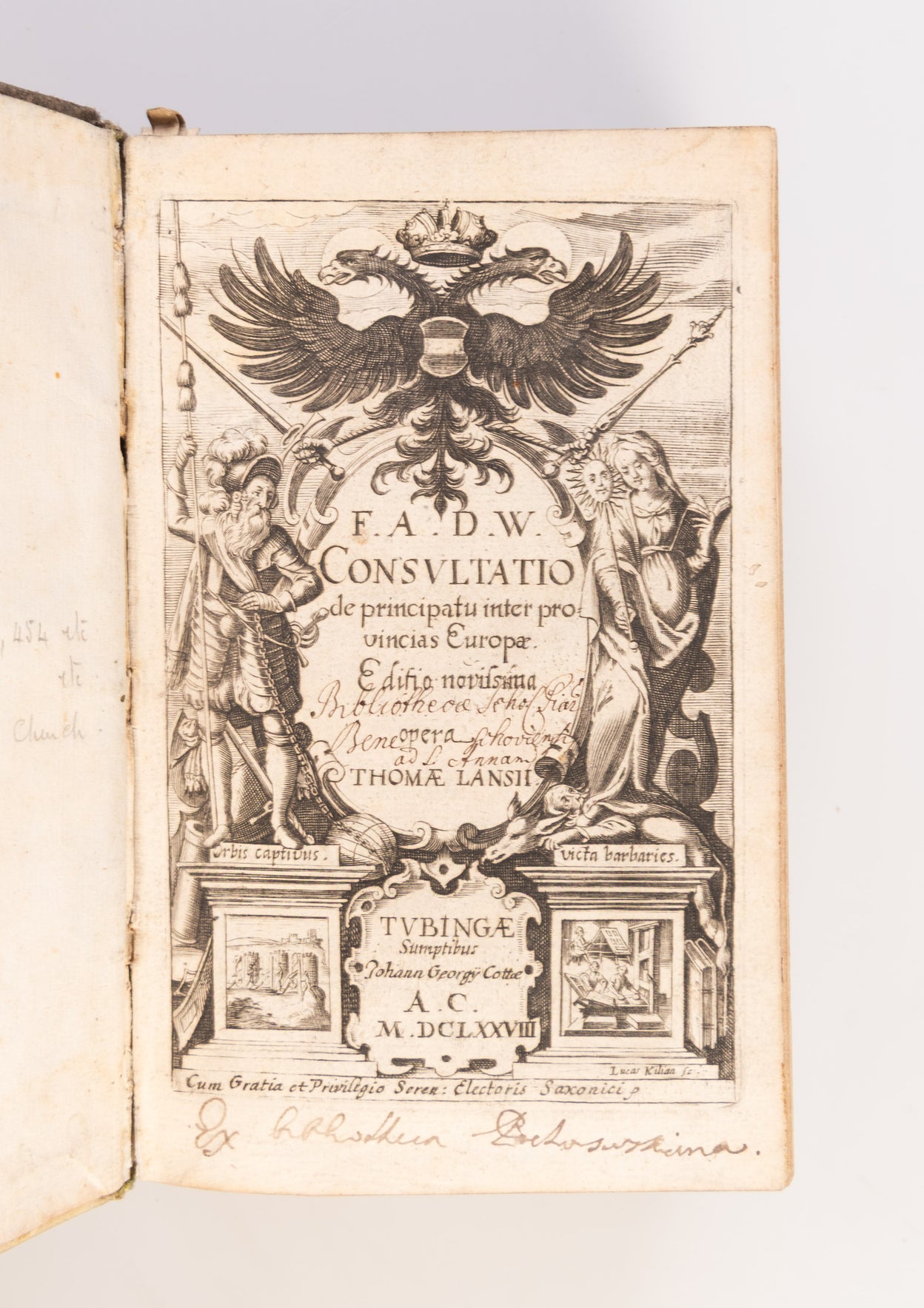 Consultatio de principatu inter provincias Europae.