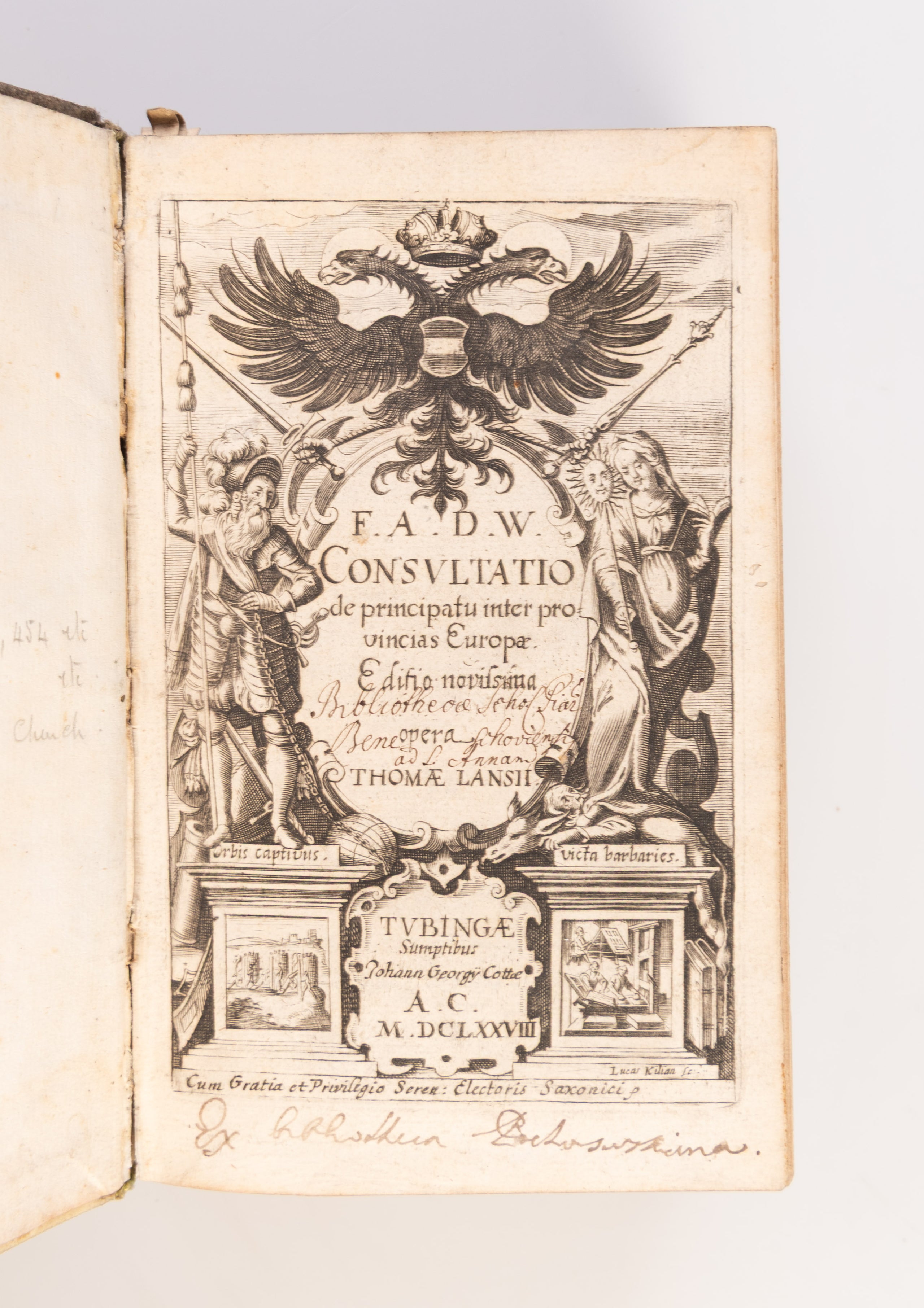 Consultatio de principatu inter provincias Europae.