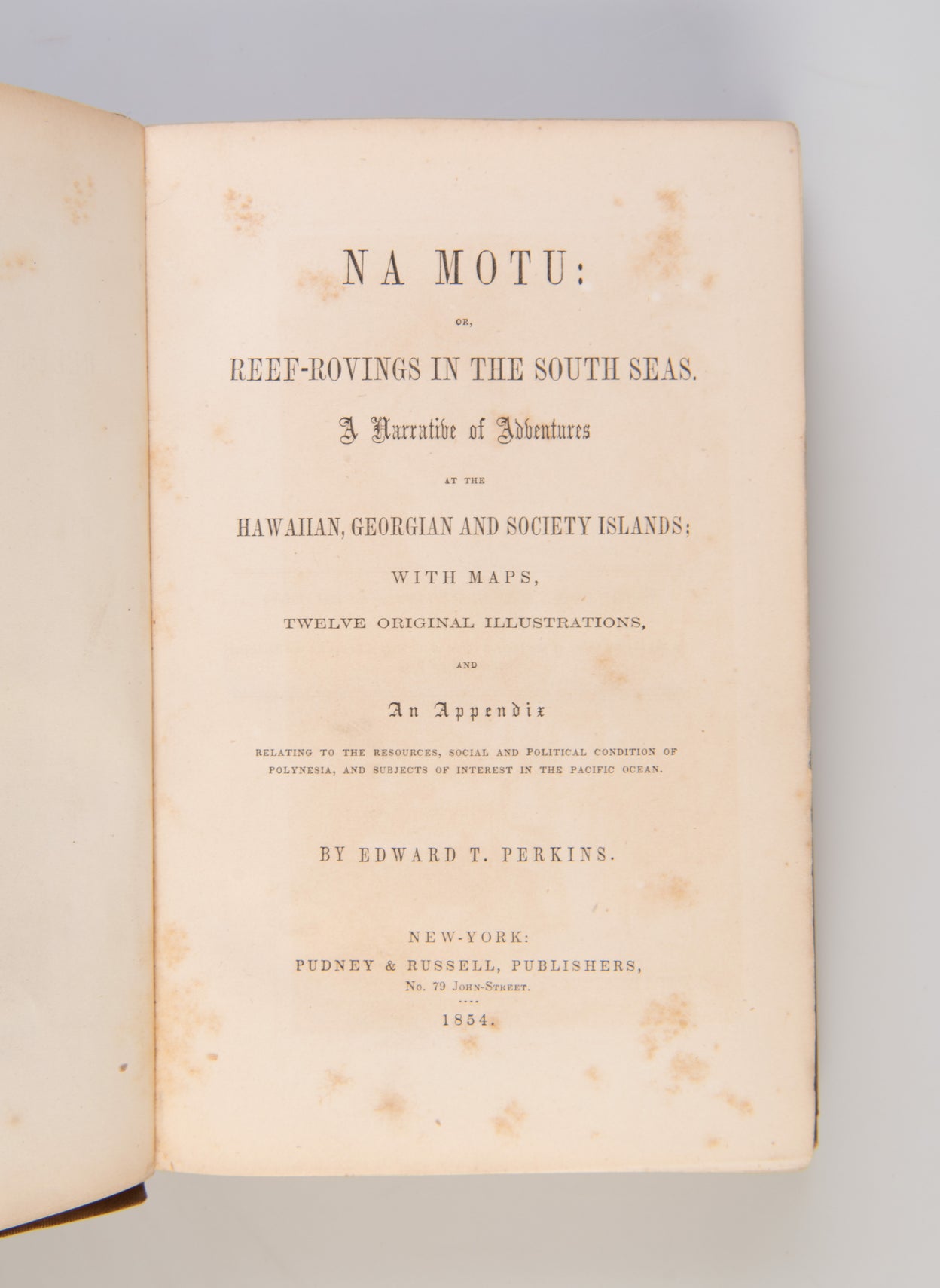 Na Motu; or, Reef-Rovings in the South Seas.