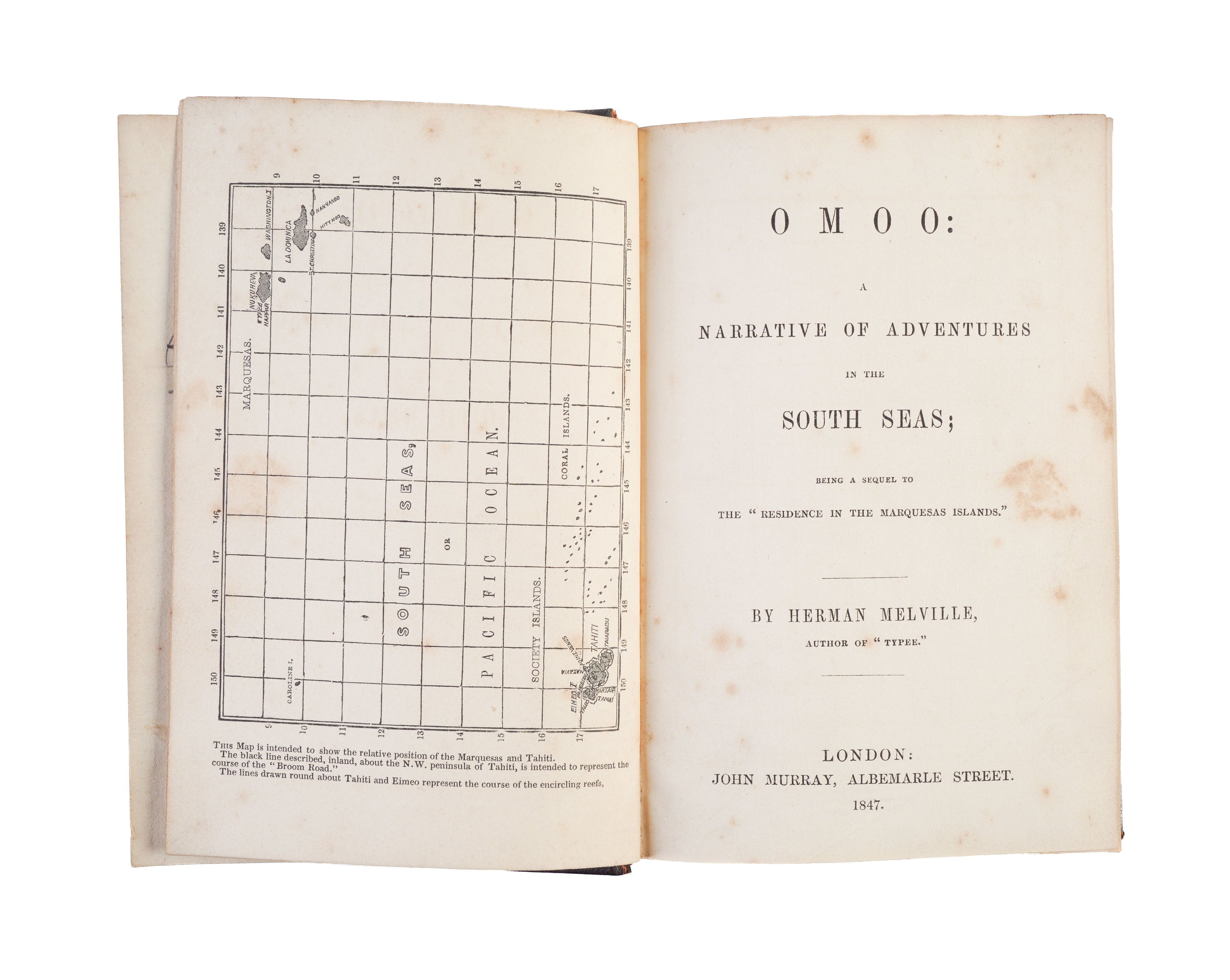 Omoo: A Narrative of Adventures in the South Seas; a sequel to 'Residence in the Marquesas Islands'