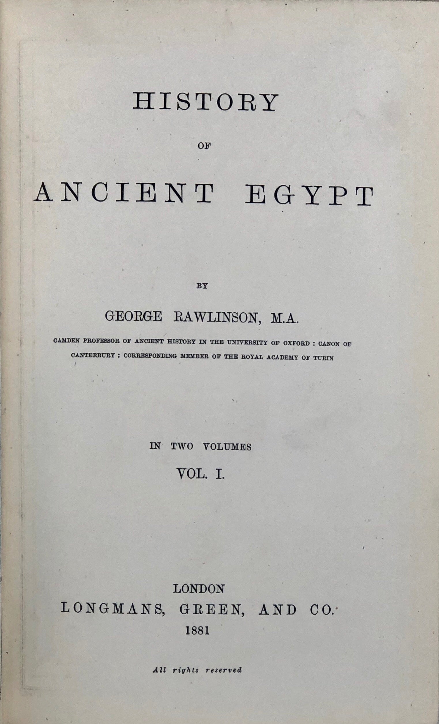 History of Ancient Egypt.