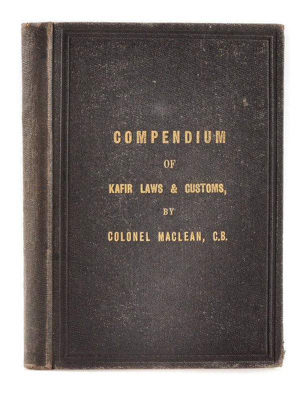 A Compendium of Kafir Laws & Customs,