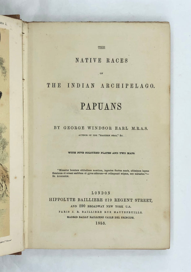 The Native Races of the Indian Archipelago. Papuans.