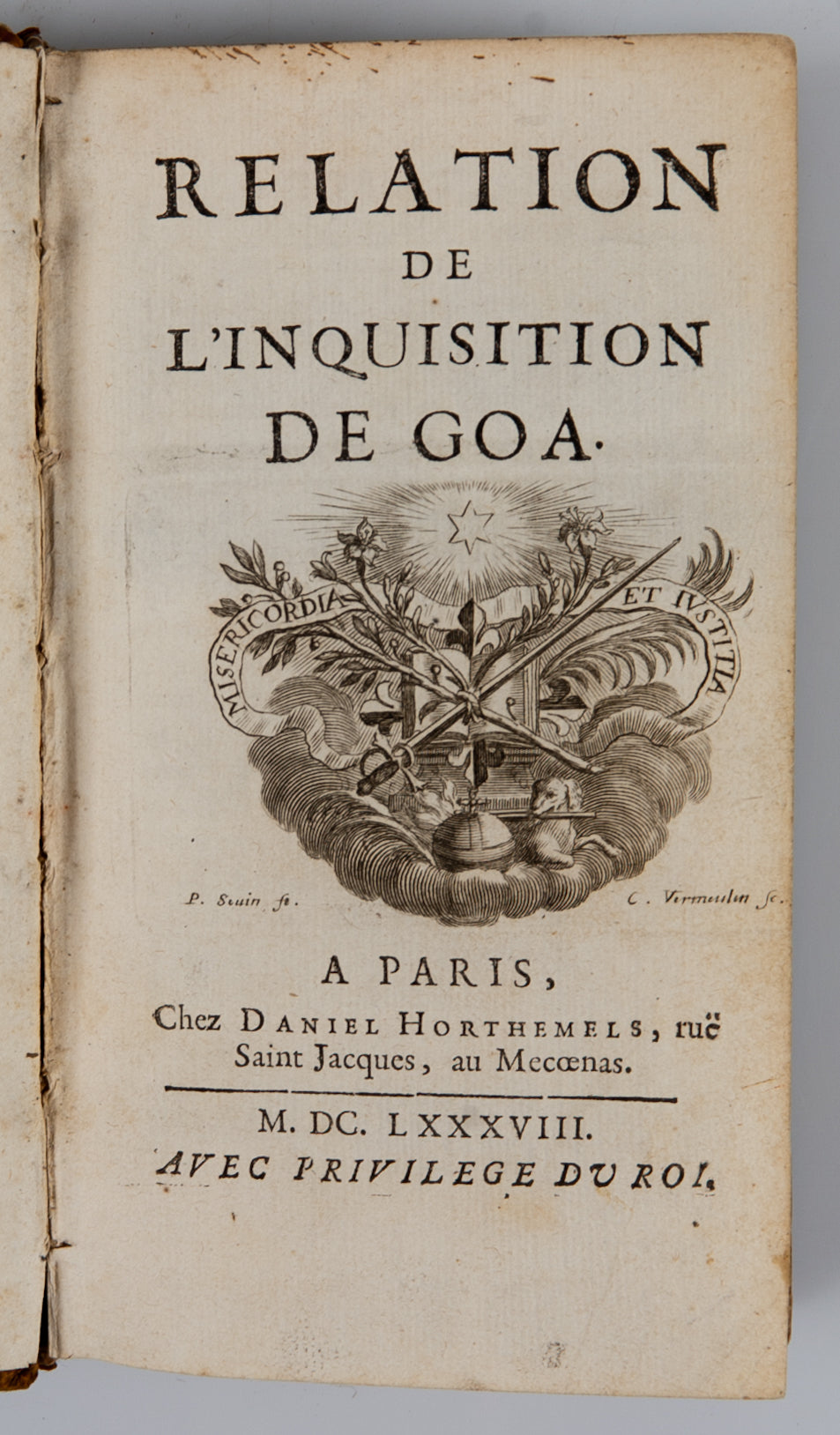 Relation de l'Inquisition de Goa.