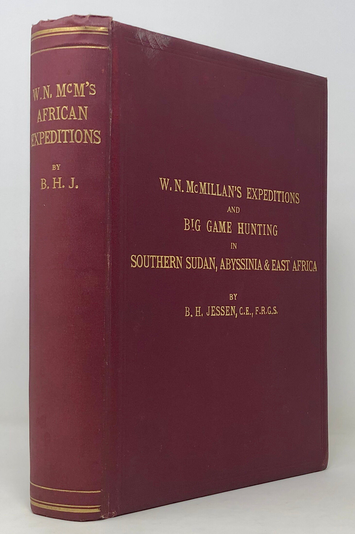 W.N. McMillan's Expeditions and Big Game Hunting. In Sudan, Abyssinia, British East Africa.