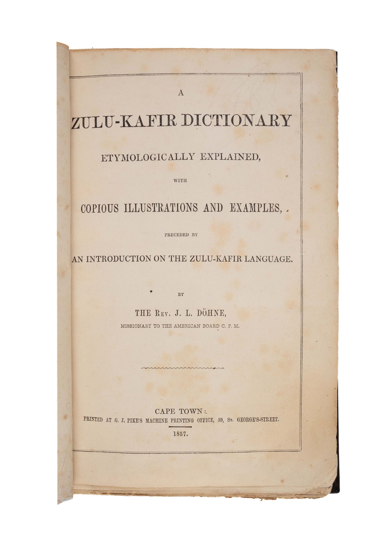 A Zulu-Kafir Dictionary