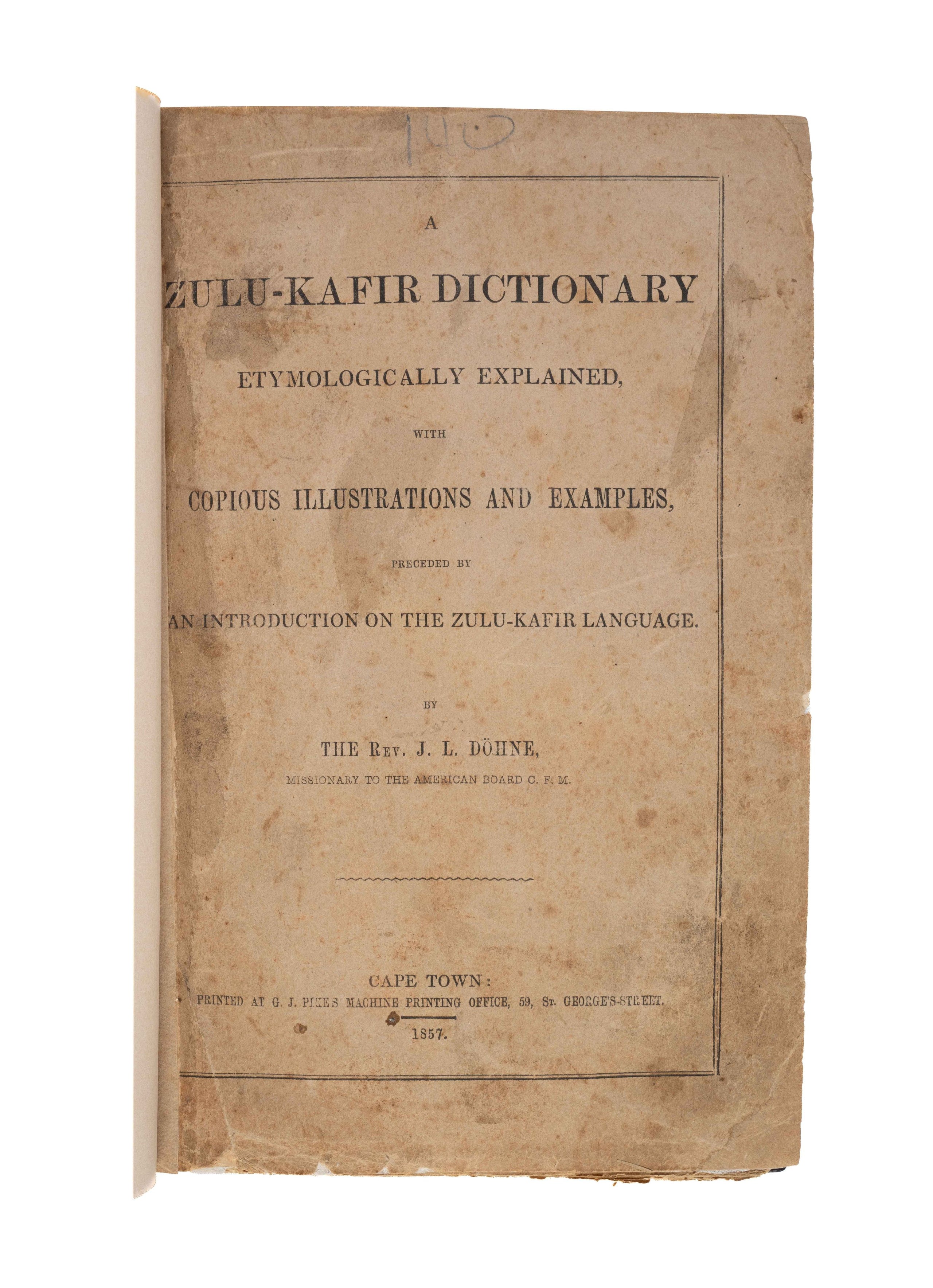 A Zulu-Kafir Dictionary