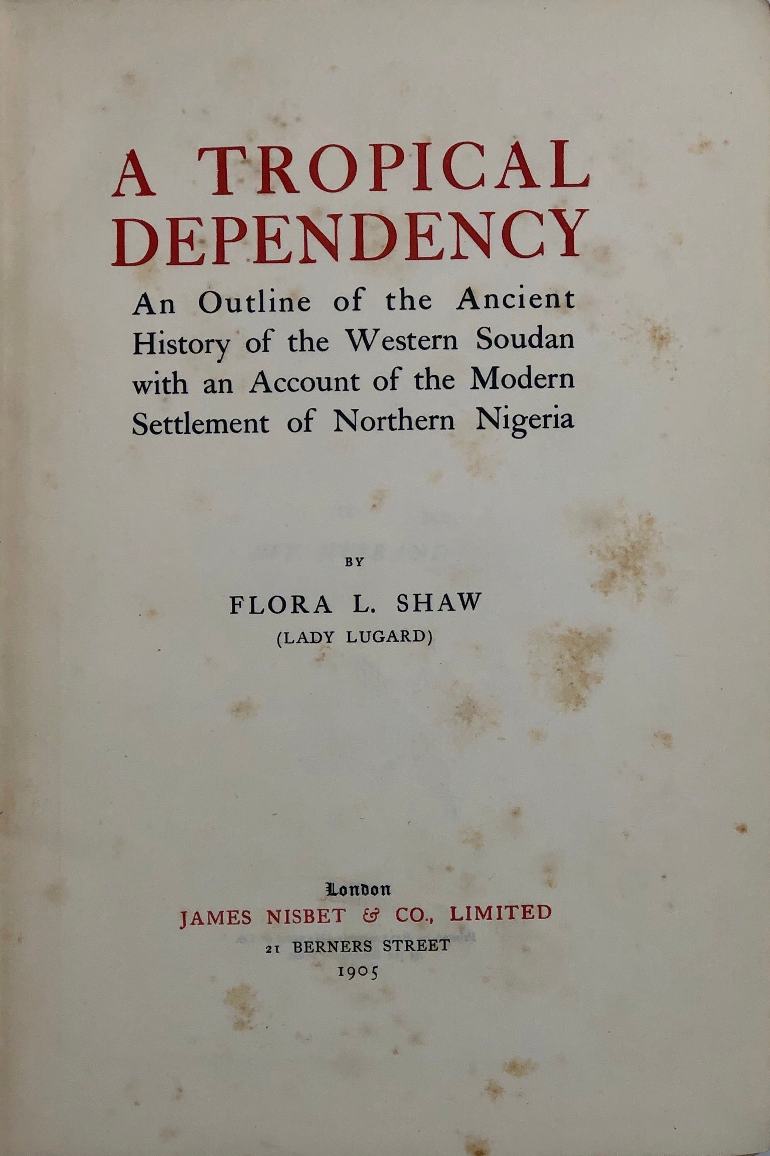 A Tropical Dependency