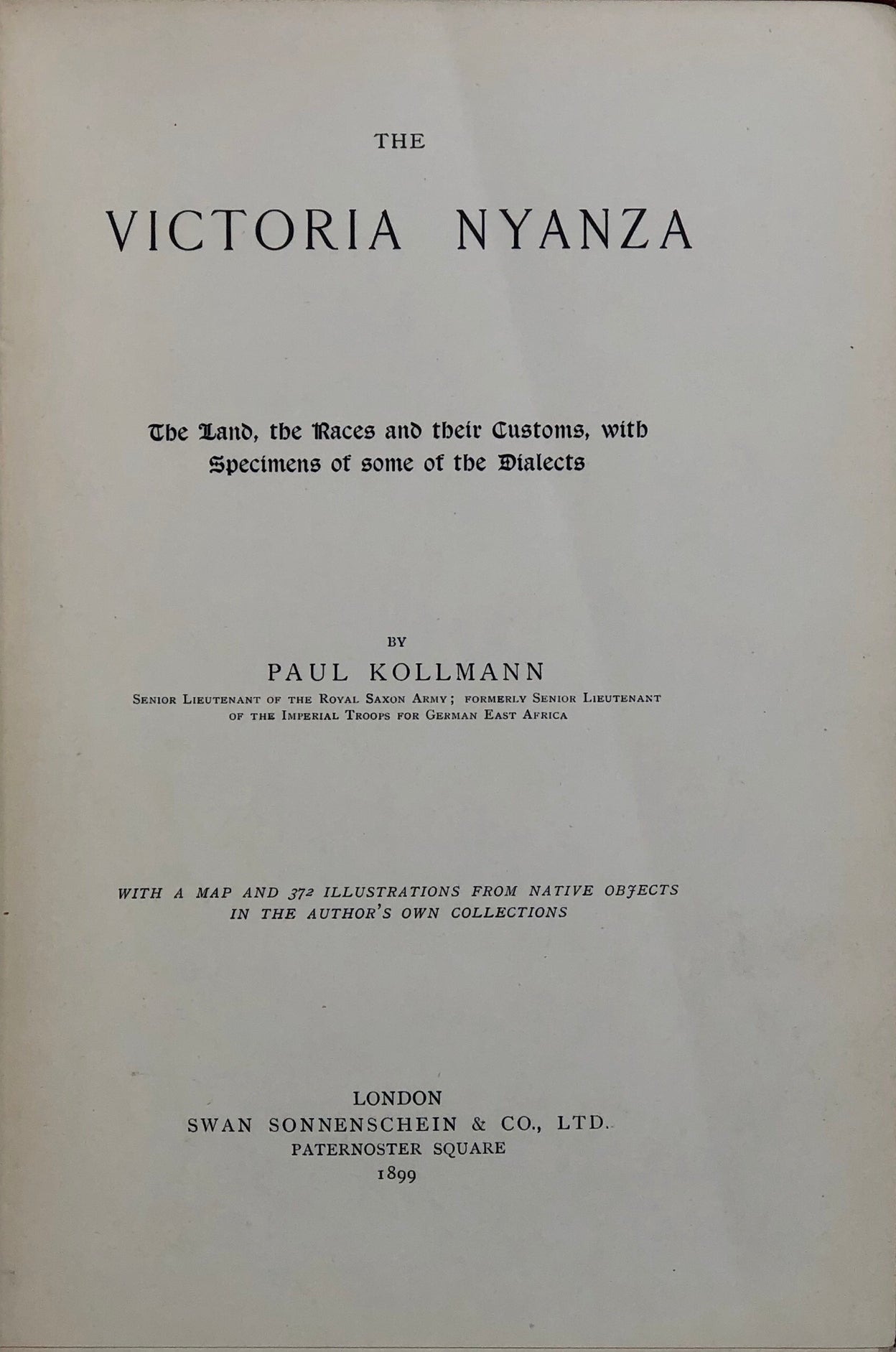 The Victoria Nyanza