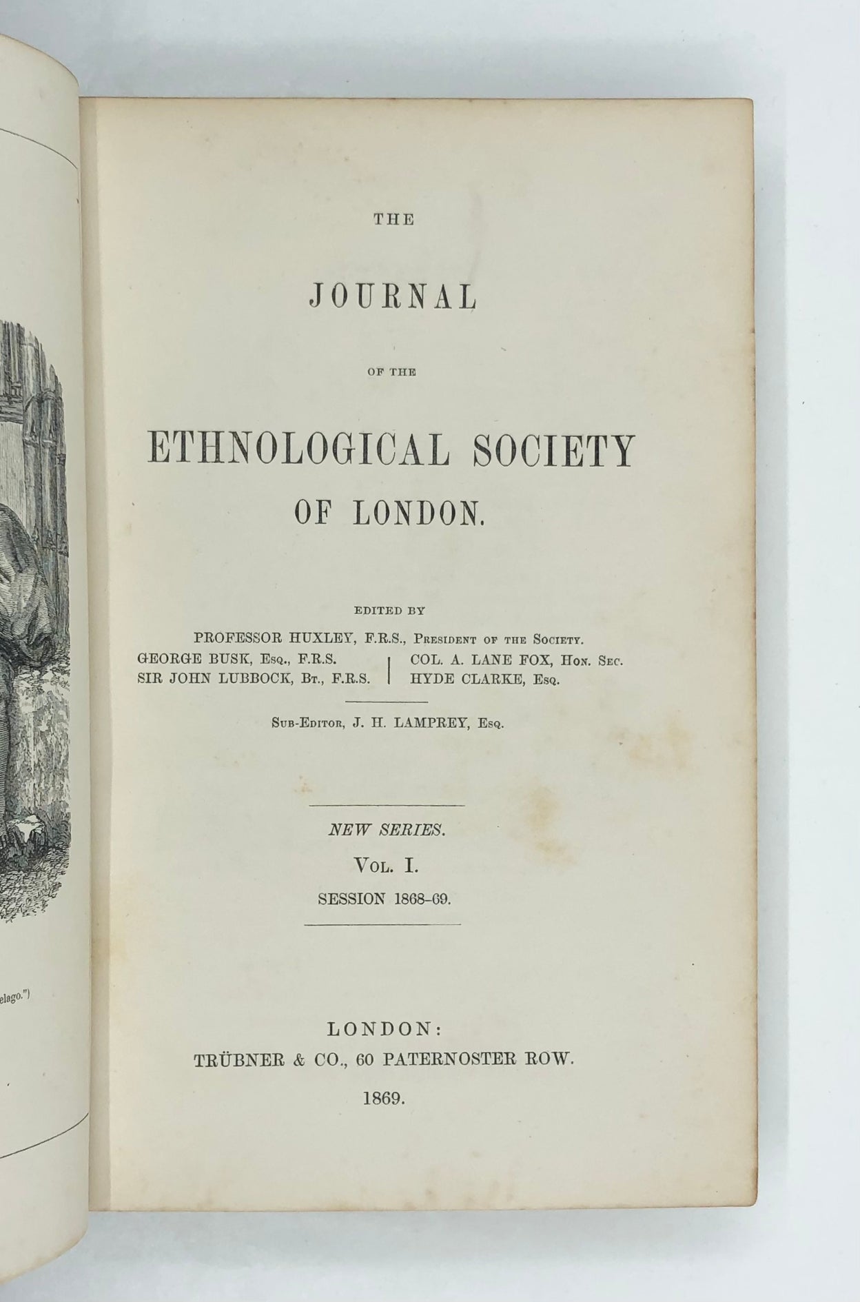 The Journal of the Ethnological Society of London.