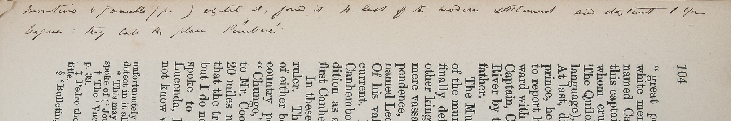 Lacerda's Journey to Cazembe in 1798.