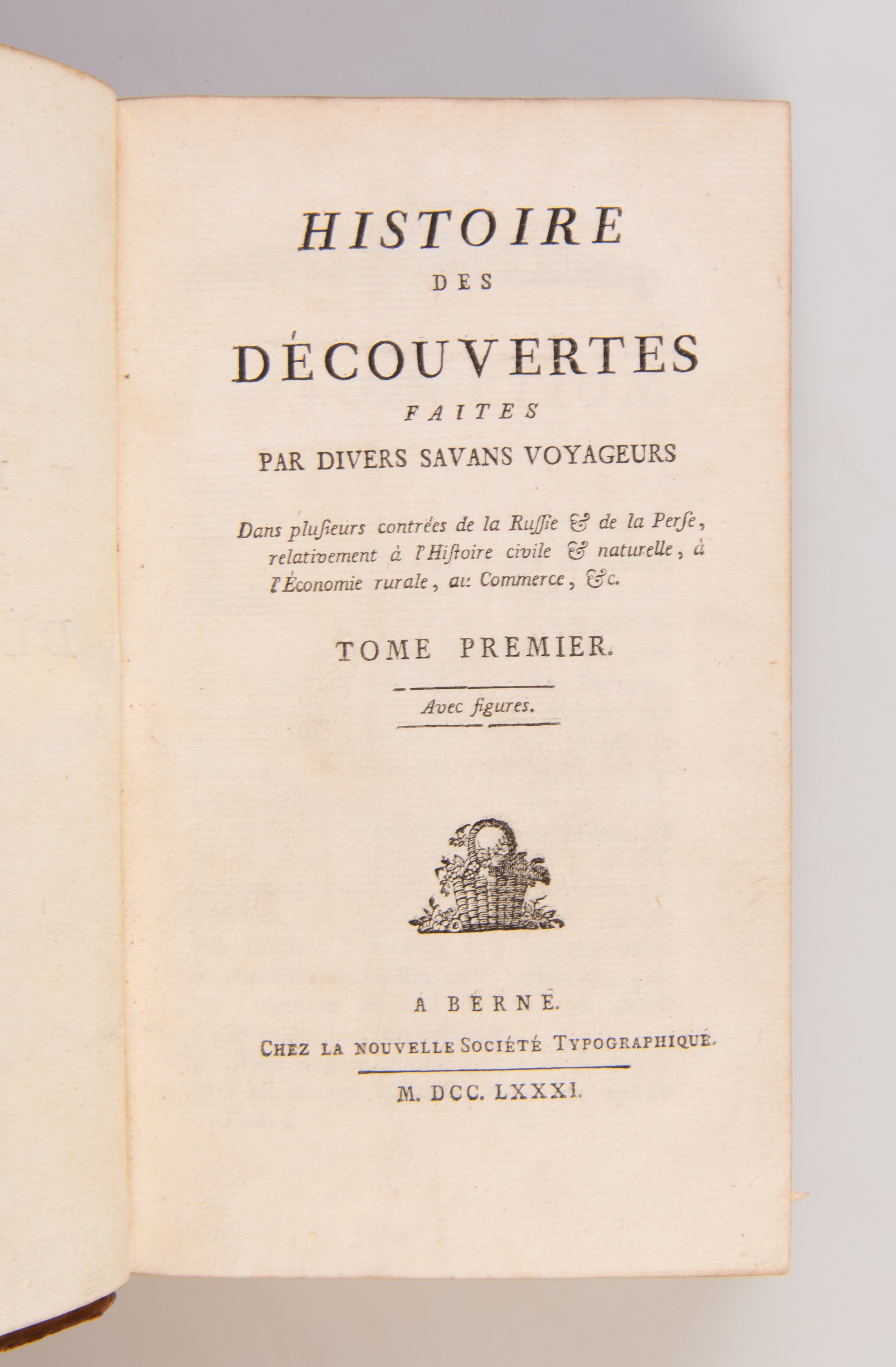 Histoire des Decouvertes faites par divers Savans Voyageurs;