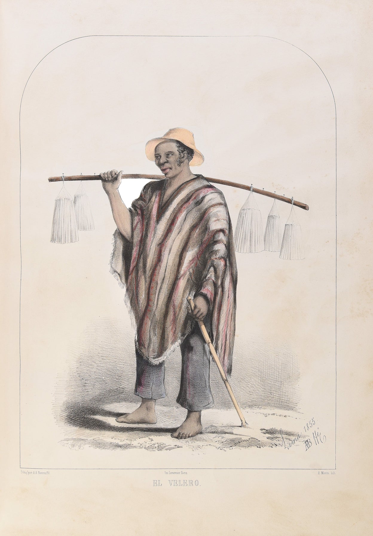 Recuerdos de Lima. Album Tipos, Trajes y Costumbres.