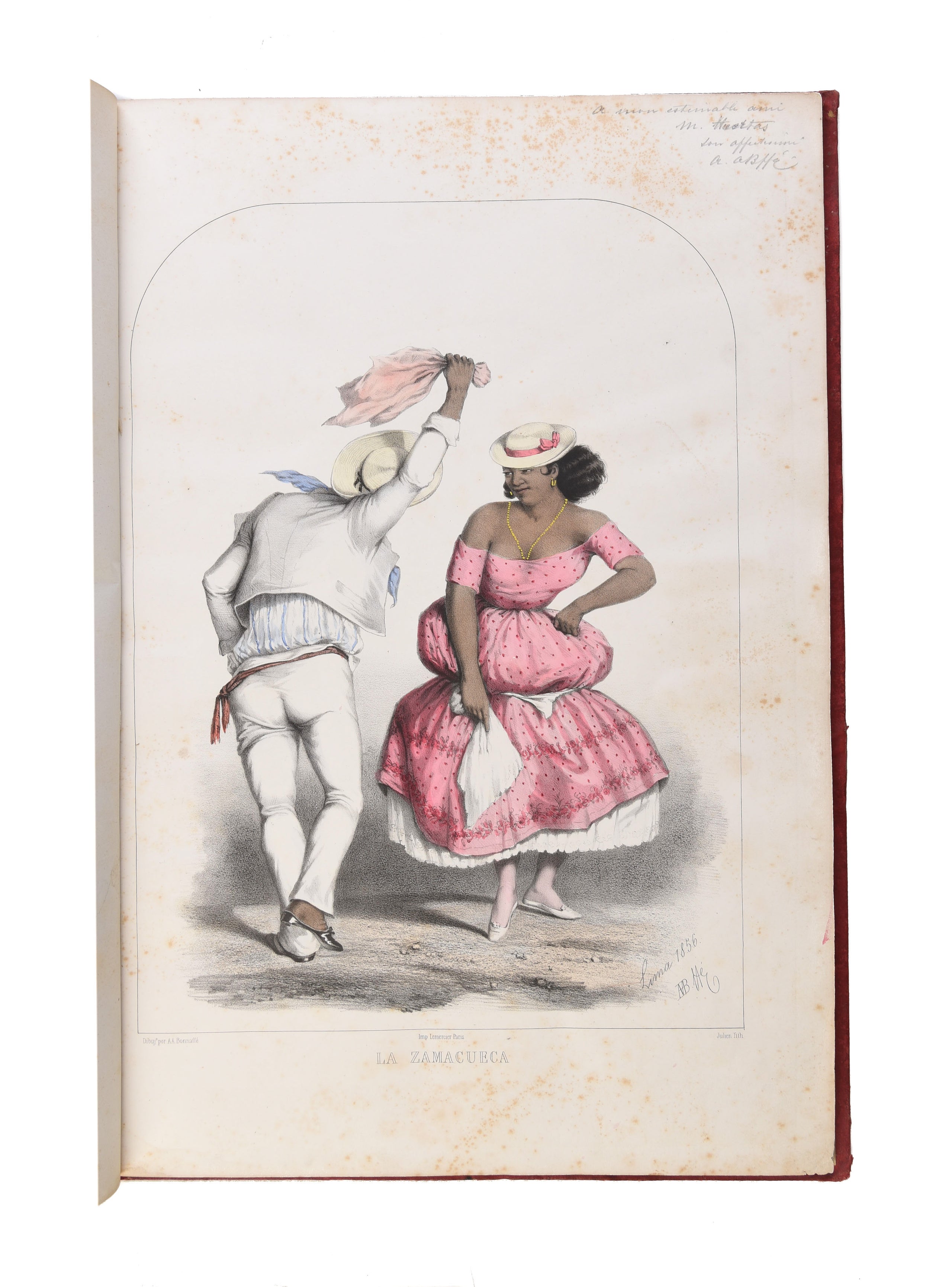 Recuerdos de Lima. Album Tipos, Trajes y Costumbres.
